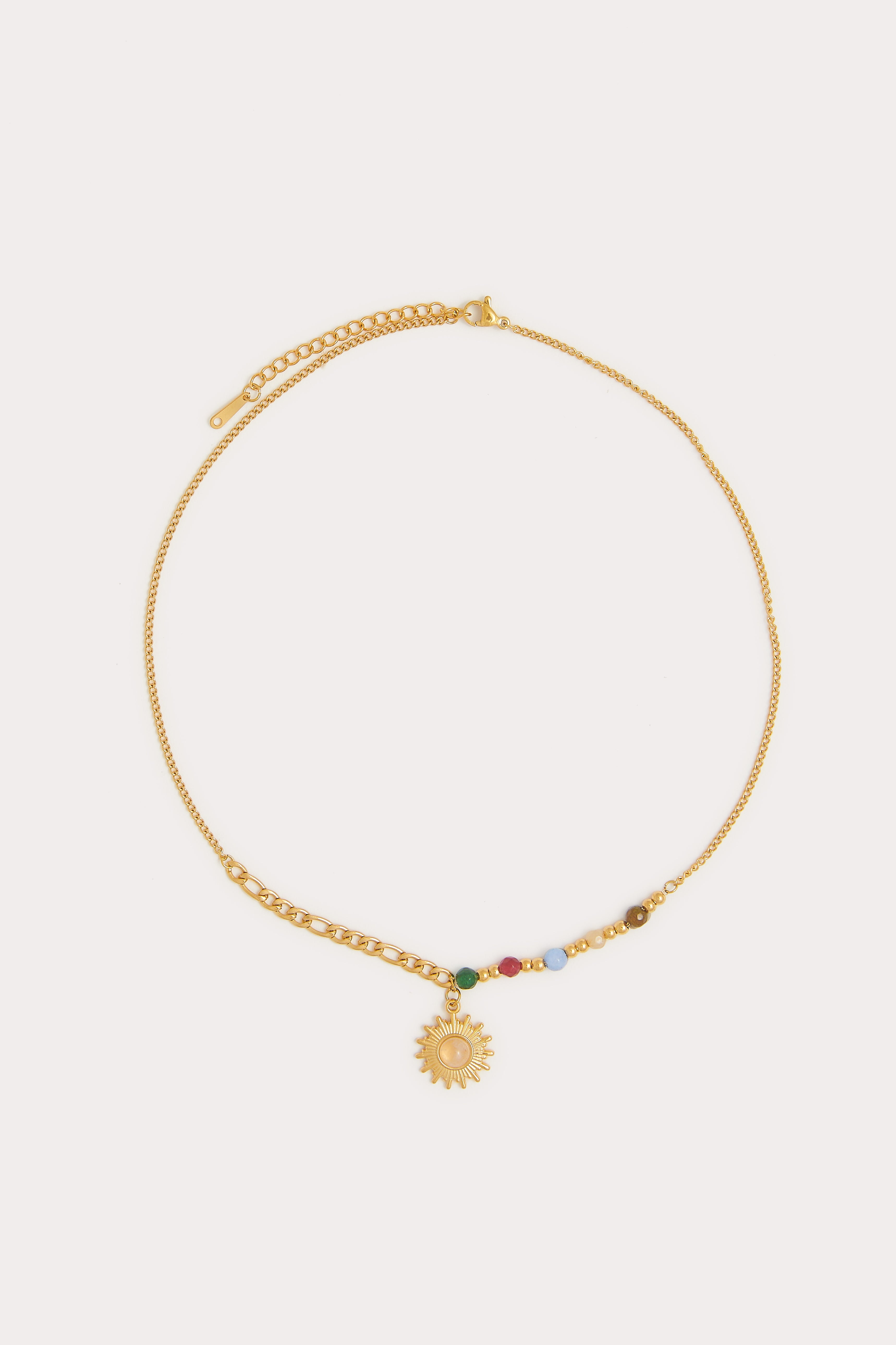 Gold Sun Beam Necklace