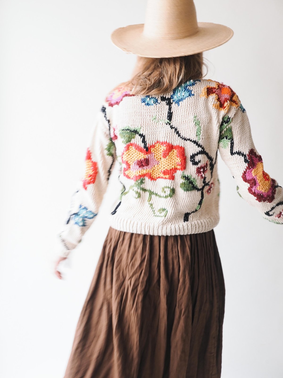 Kamba Floral Cardigan | Cream