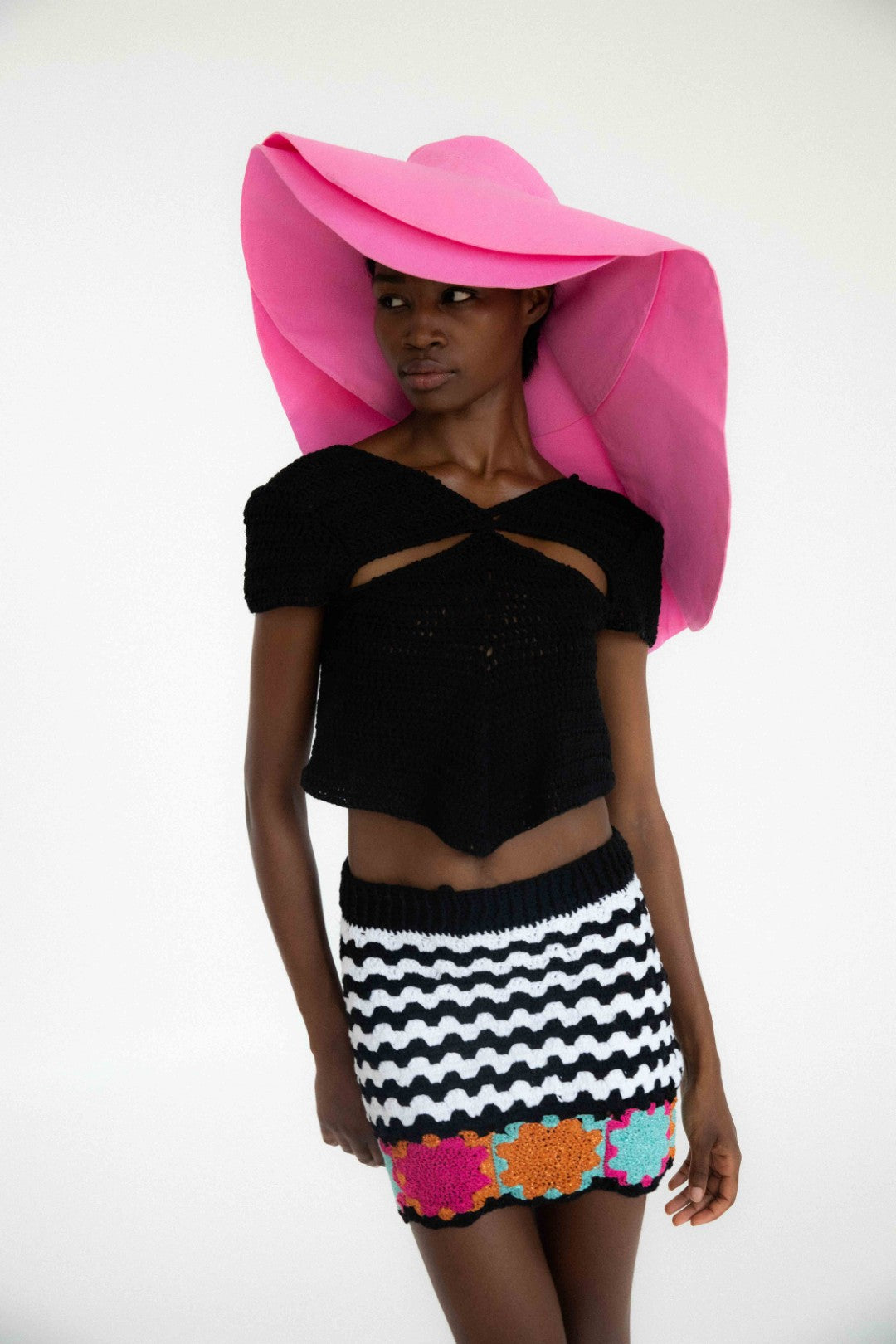 Lara Crochet Top | Black