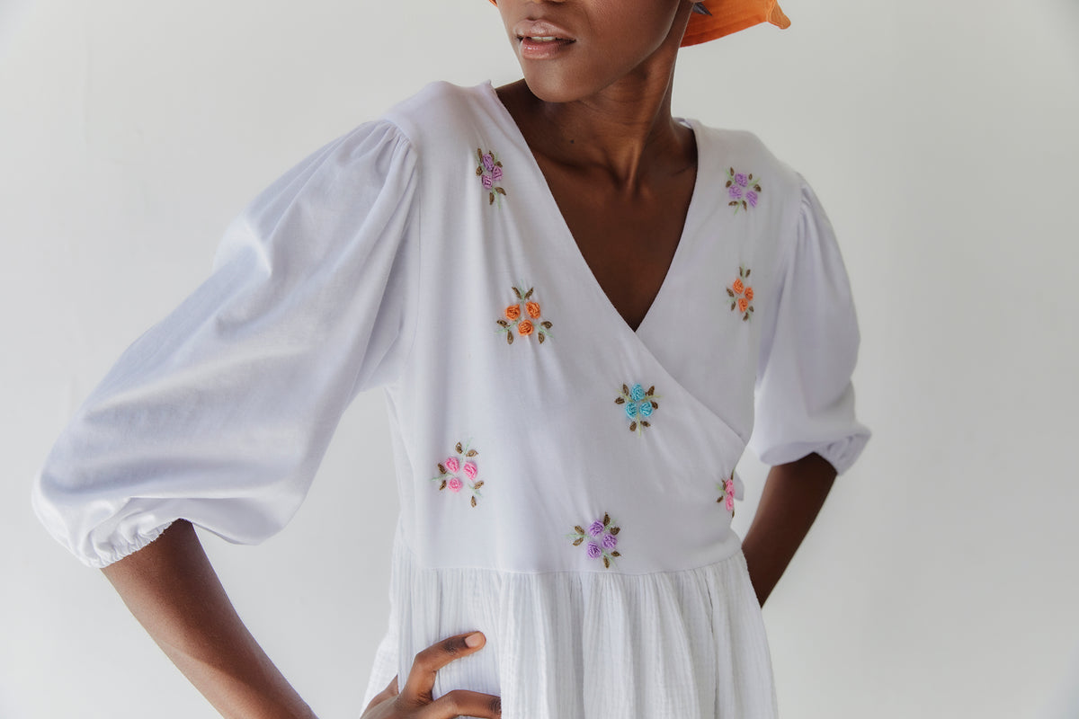 Felicitas Dress | White