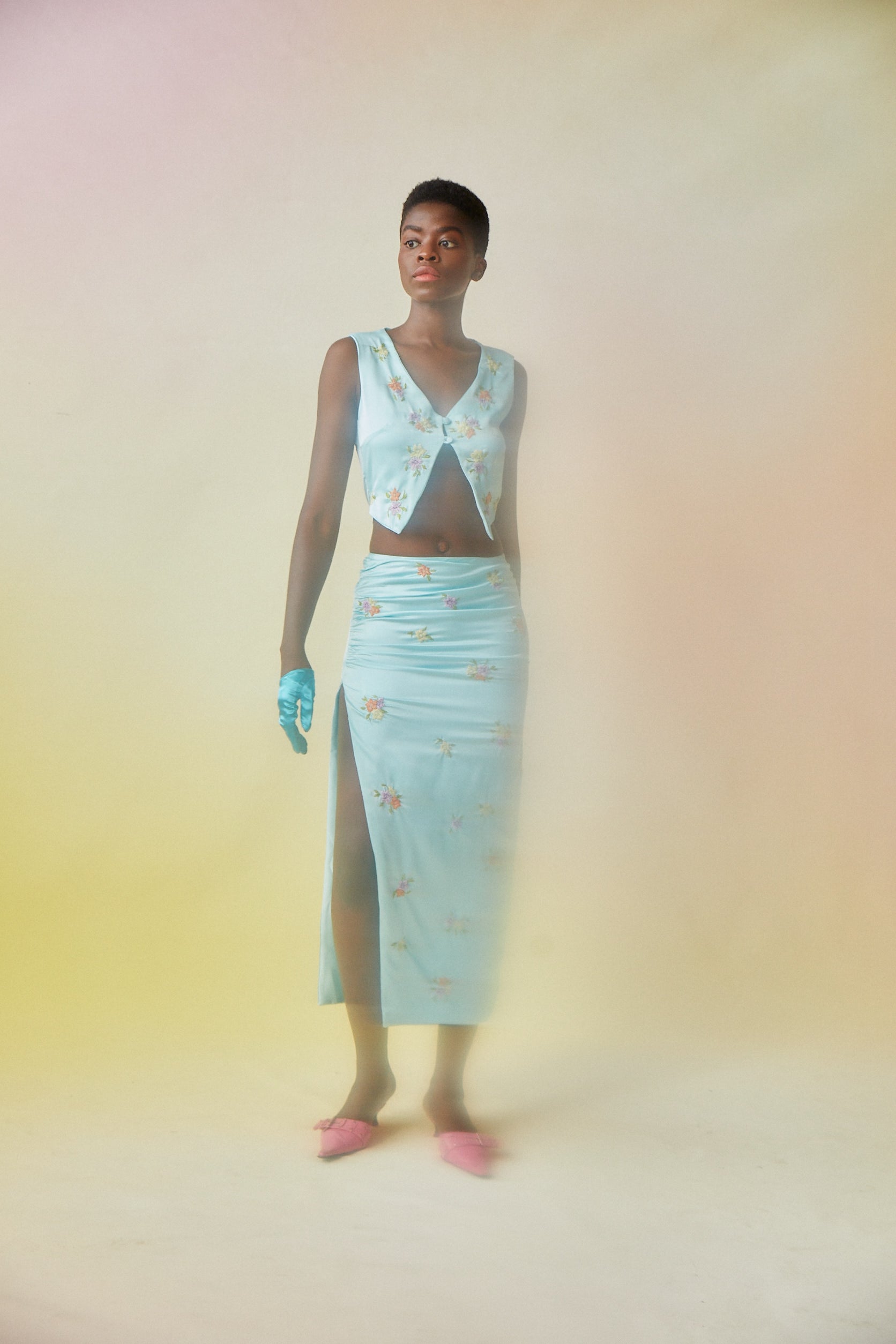 Scarlett Skirt | Light Blue