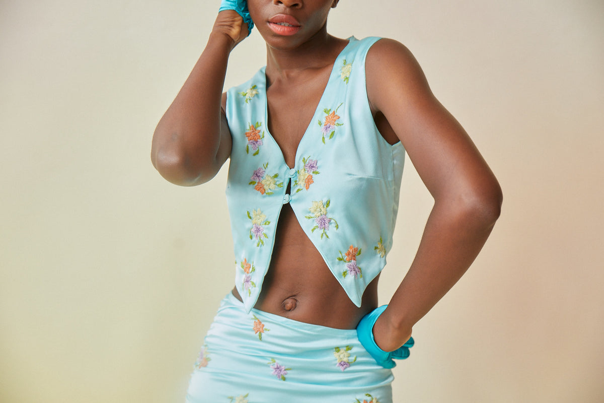 Isidora Top | Light Blue