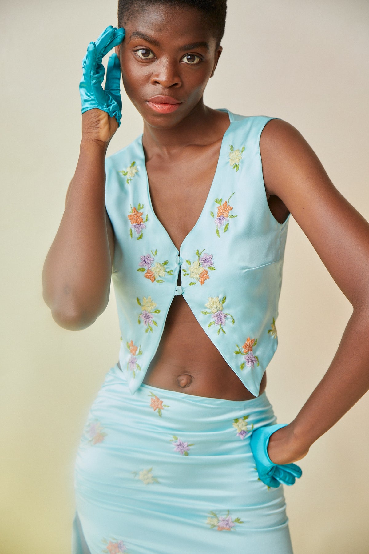 Isidora Top | Light Blue