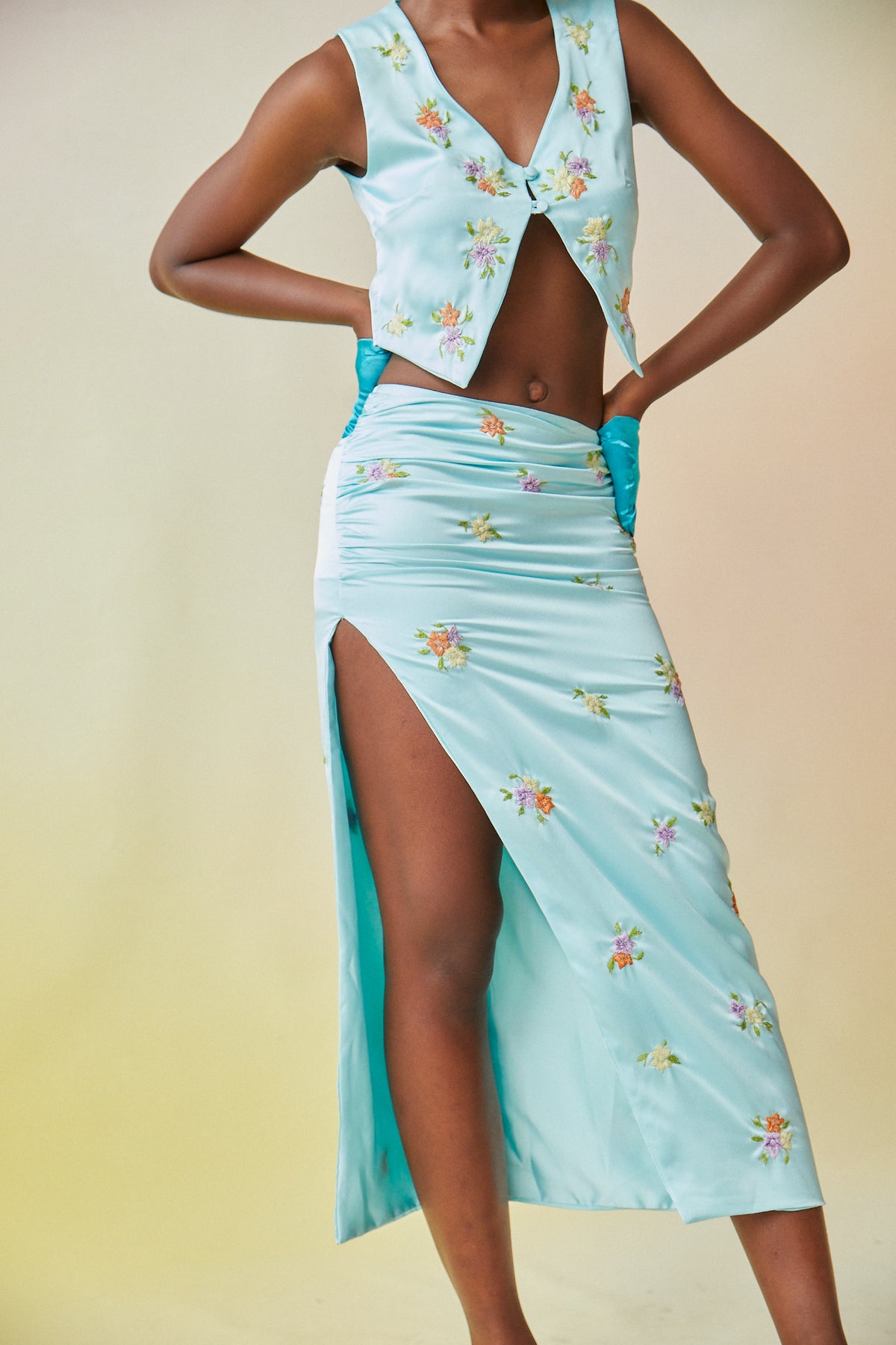 Scarlett Skirt | Light Blue