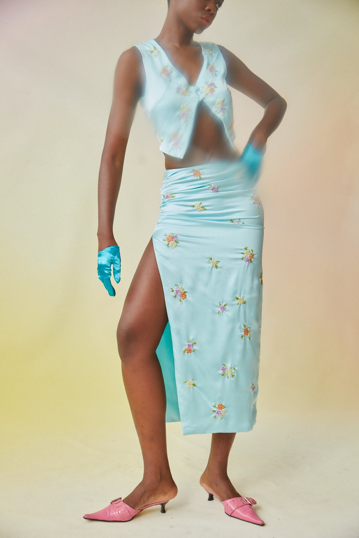 Scarlett Skirt | Light Blue