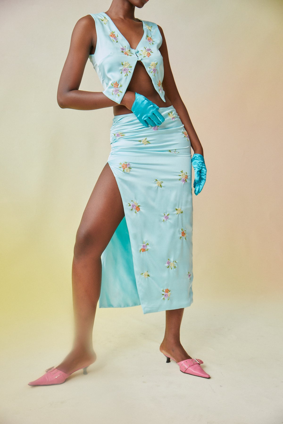 Scarlett Skirt | Light Blue