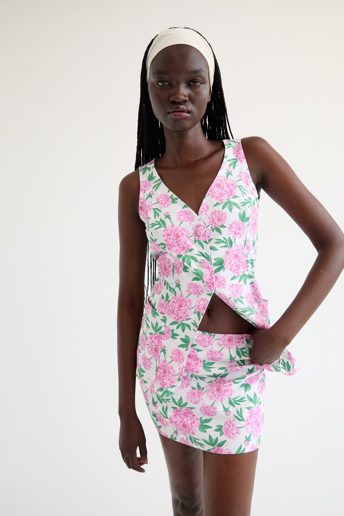 Jeanelle Vest | Floral
