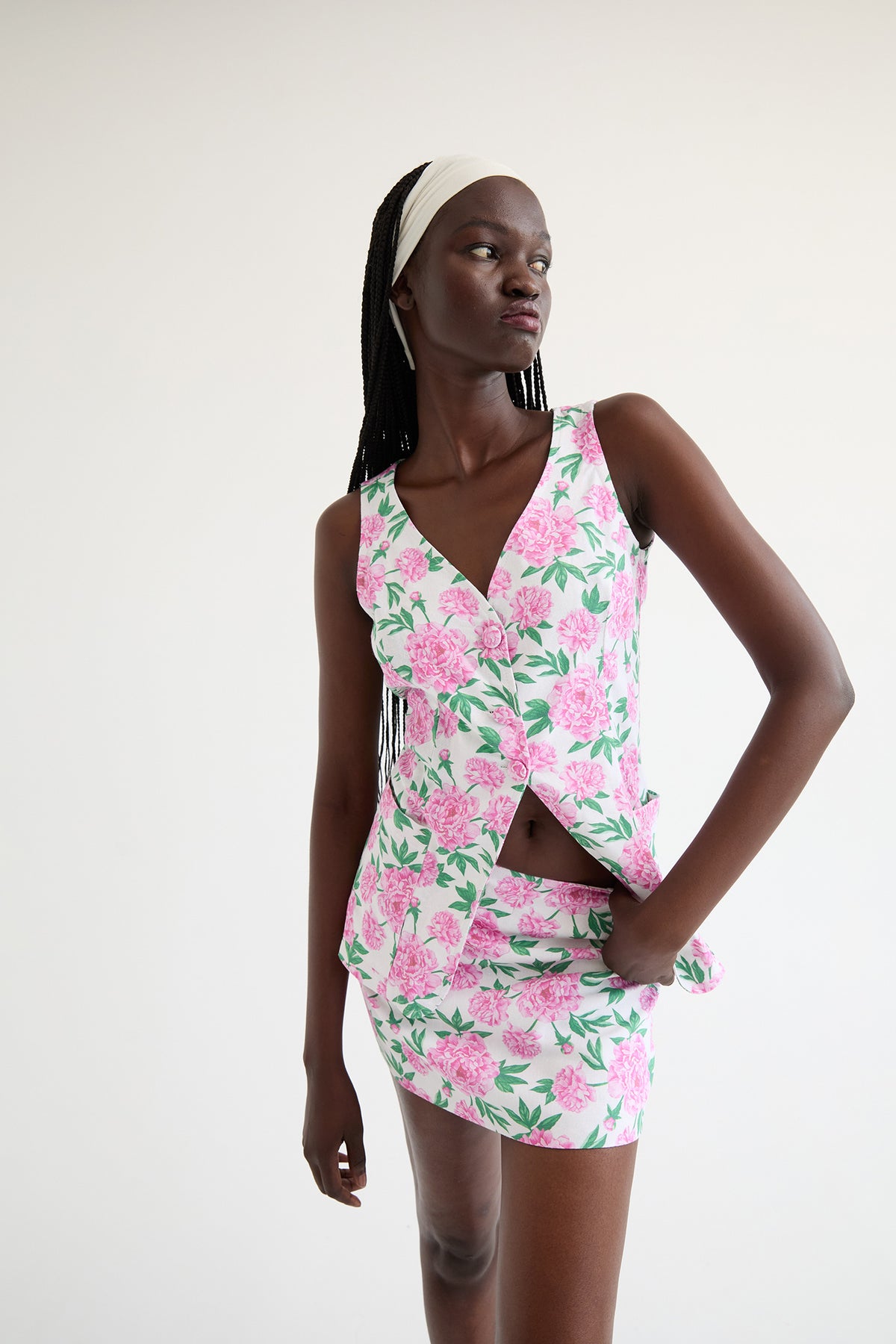 Jeanelle Vest | Floral