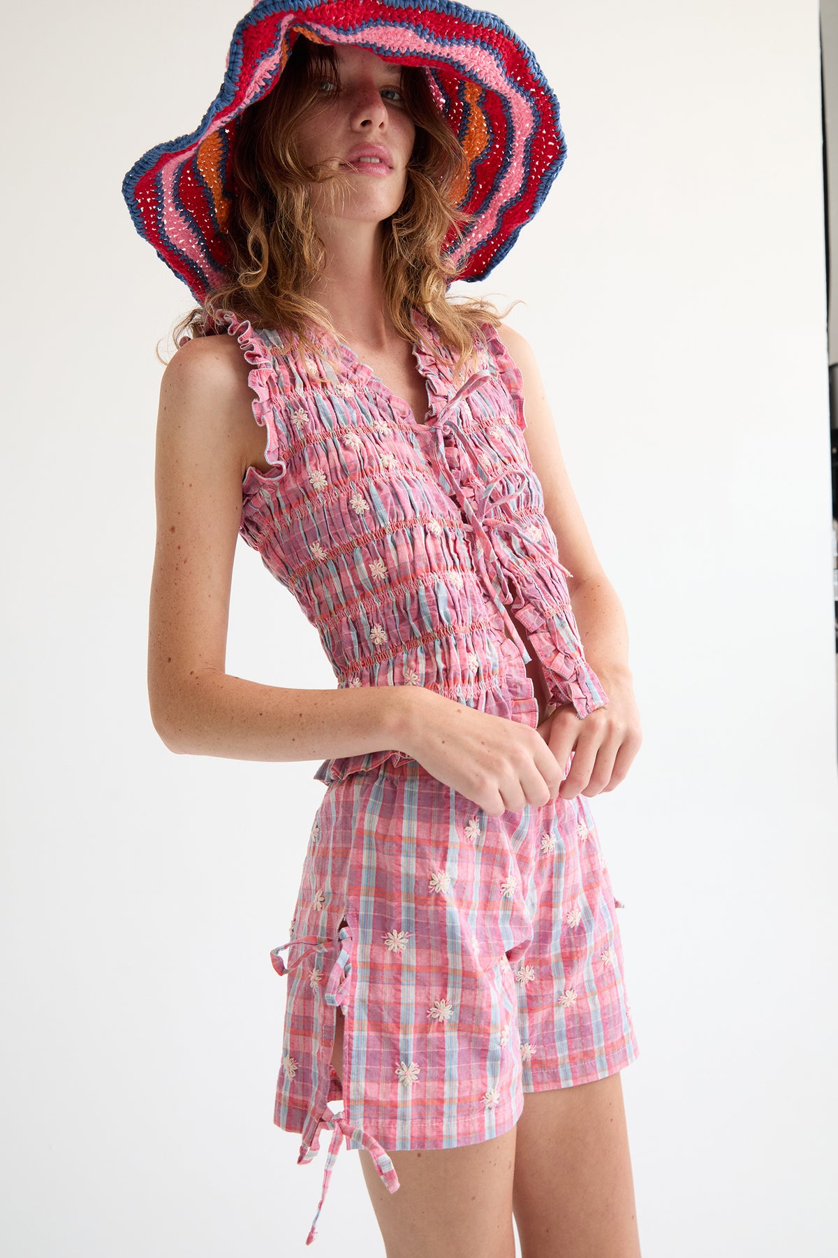 Evelina Short | Plaid