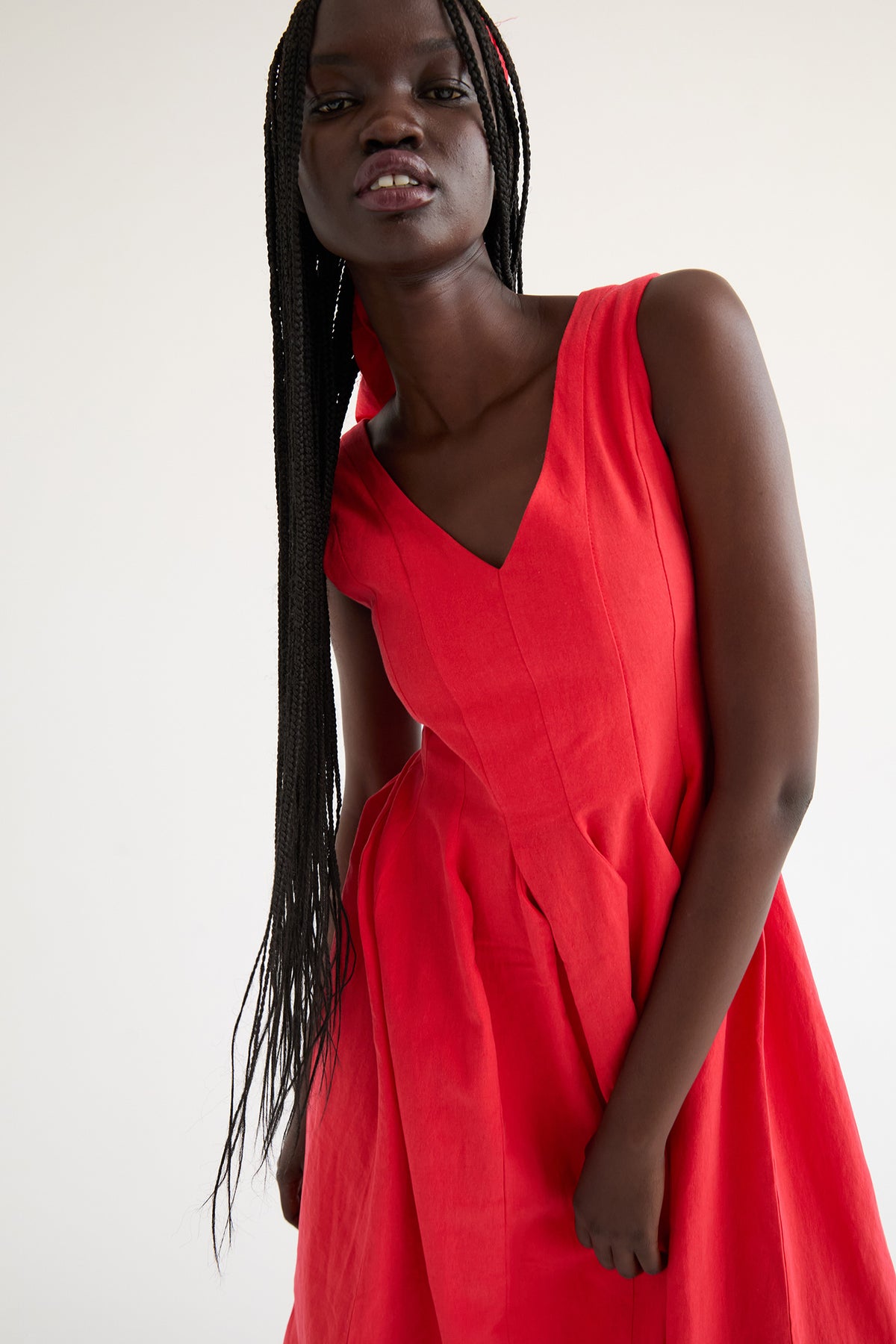 Elodie Dress | Red
