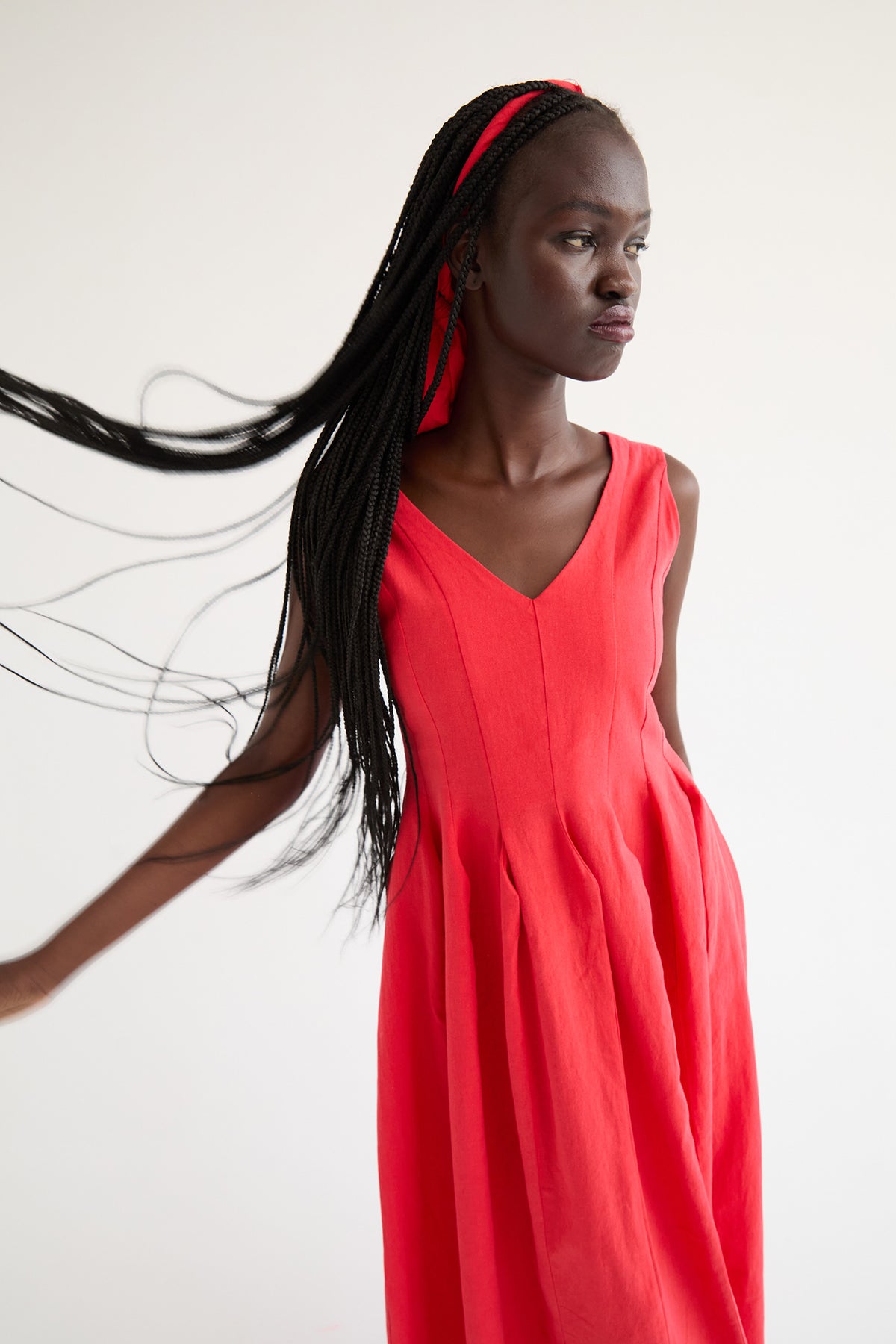 Elodie Dress | Red