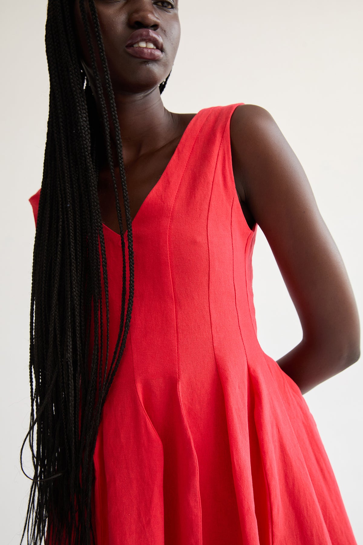 Elodie Dress | Red