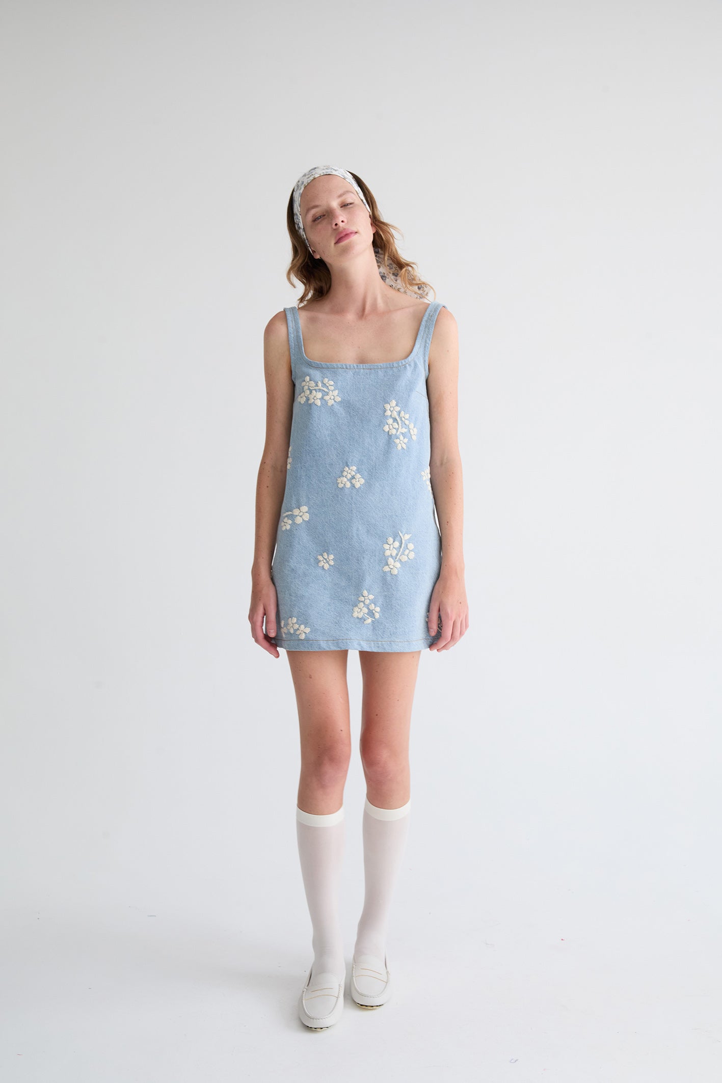 Dakota Dress Denim | Tach Clothing