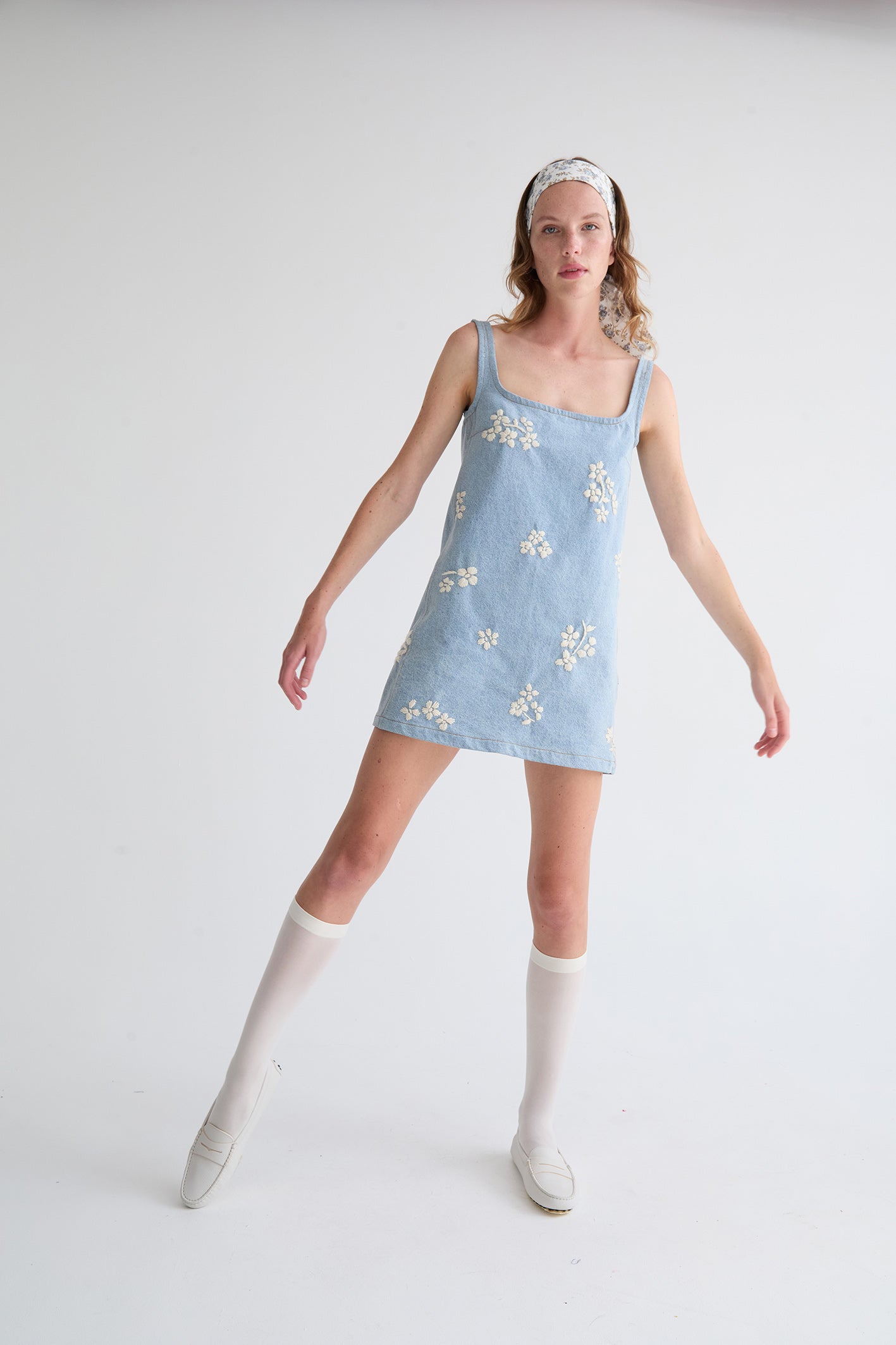 Dakota Dress Denim | Tach Clothing