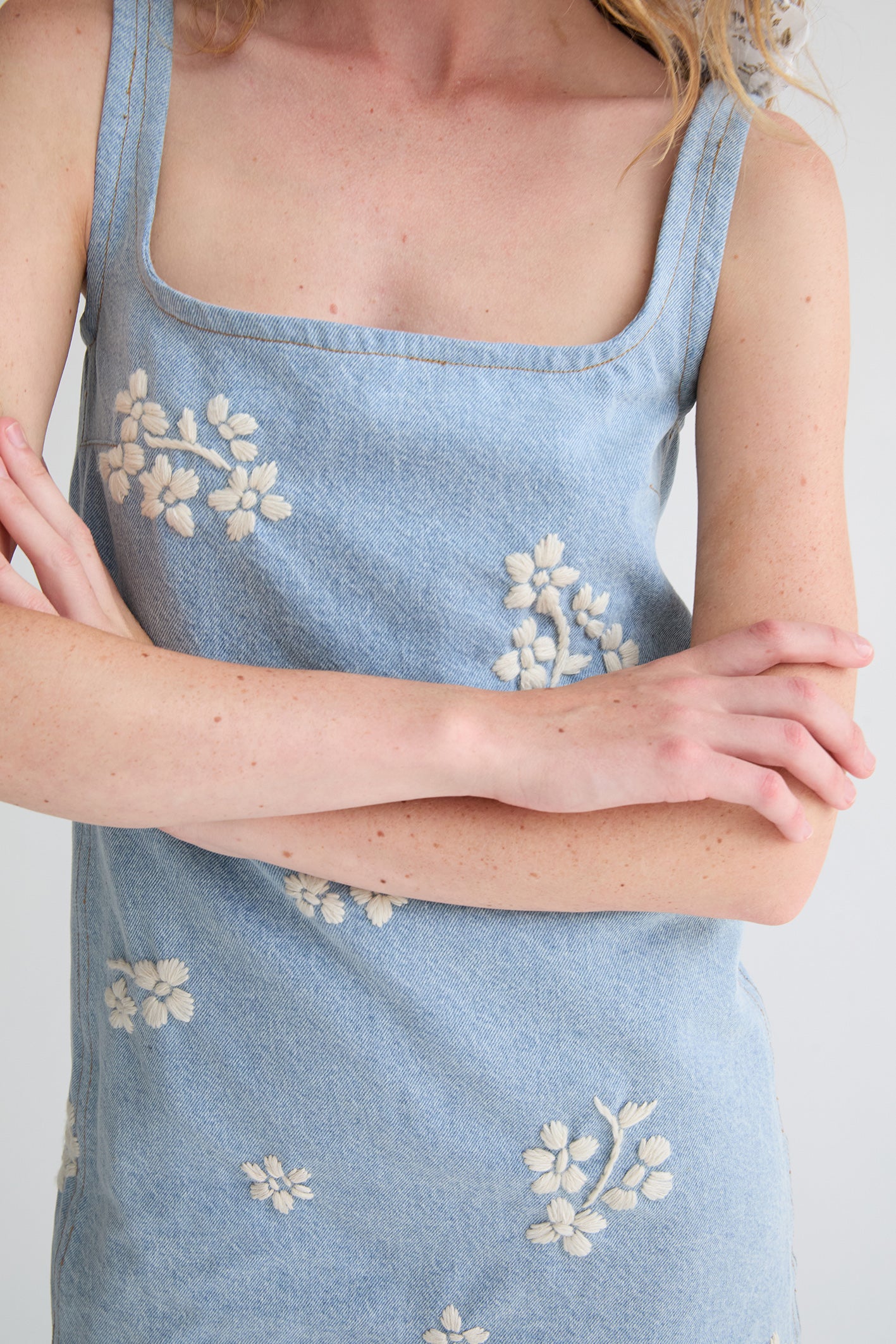 Dakota Dress Denim | Tach Clothing