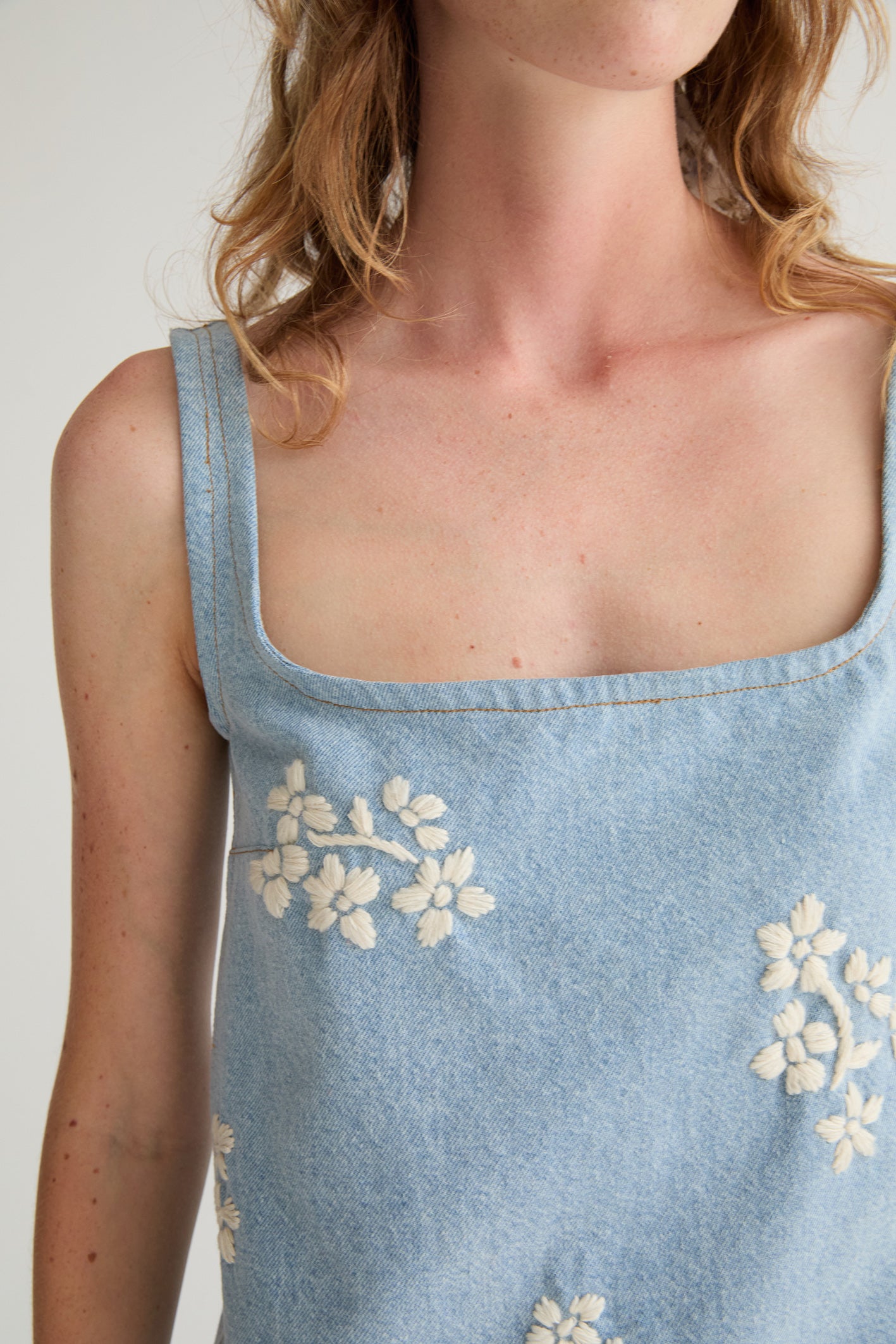 Dakota Dress Denim | Tach Clothing