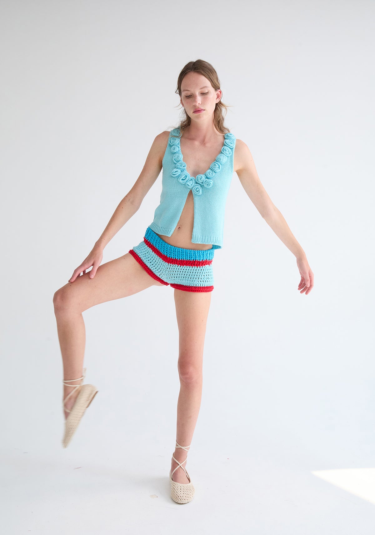 Brunilda Top | Light Blue