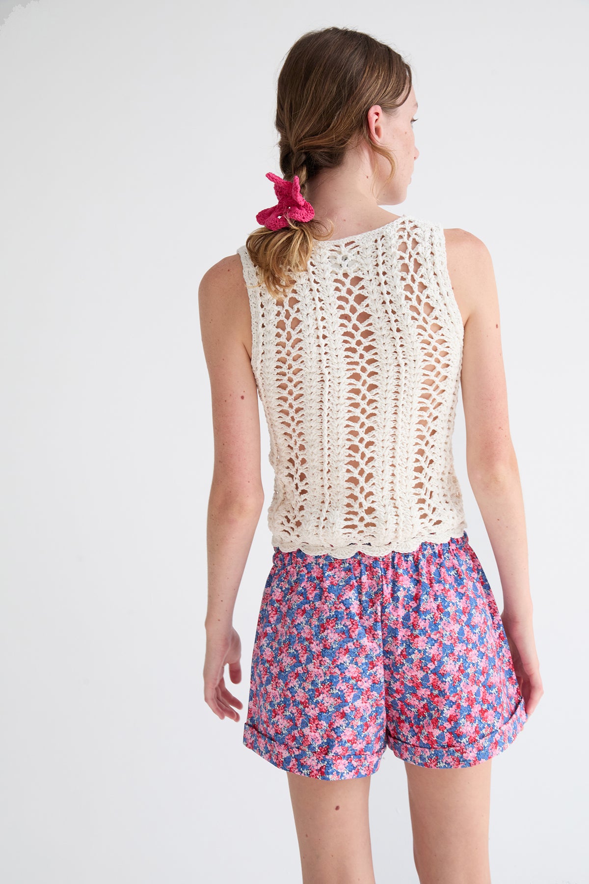 Ronda Crochet Top | Cream