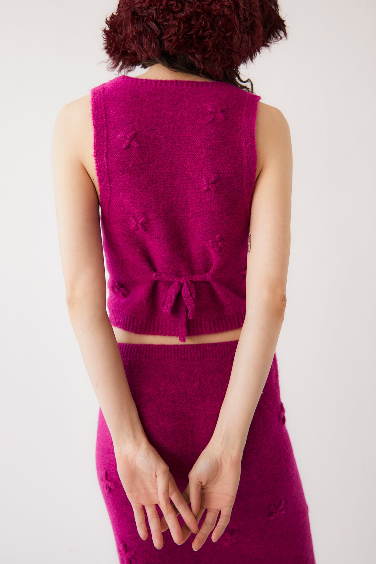Yilda Knit Vest | Purple