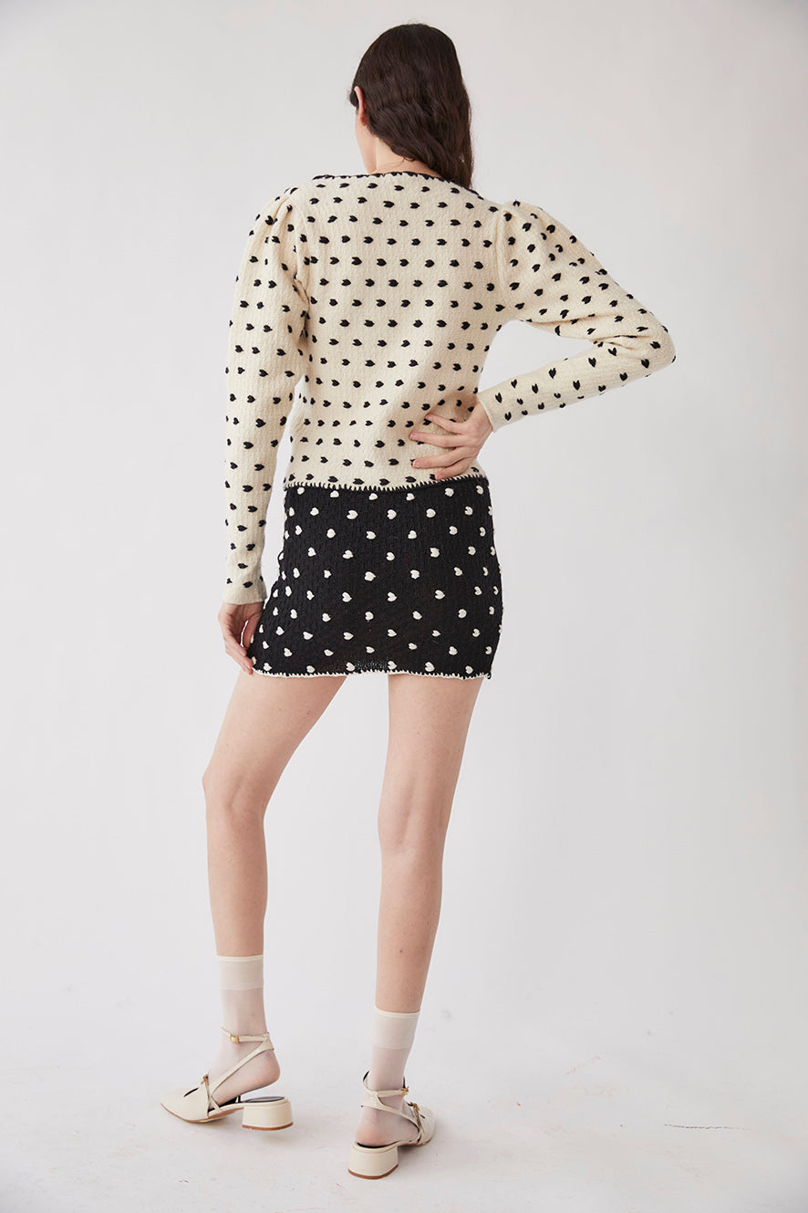 Farah Wool Cardigan | Cream