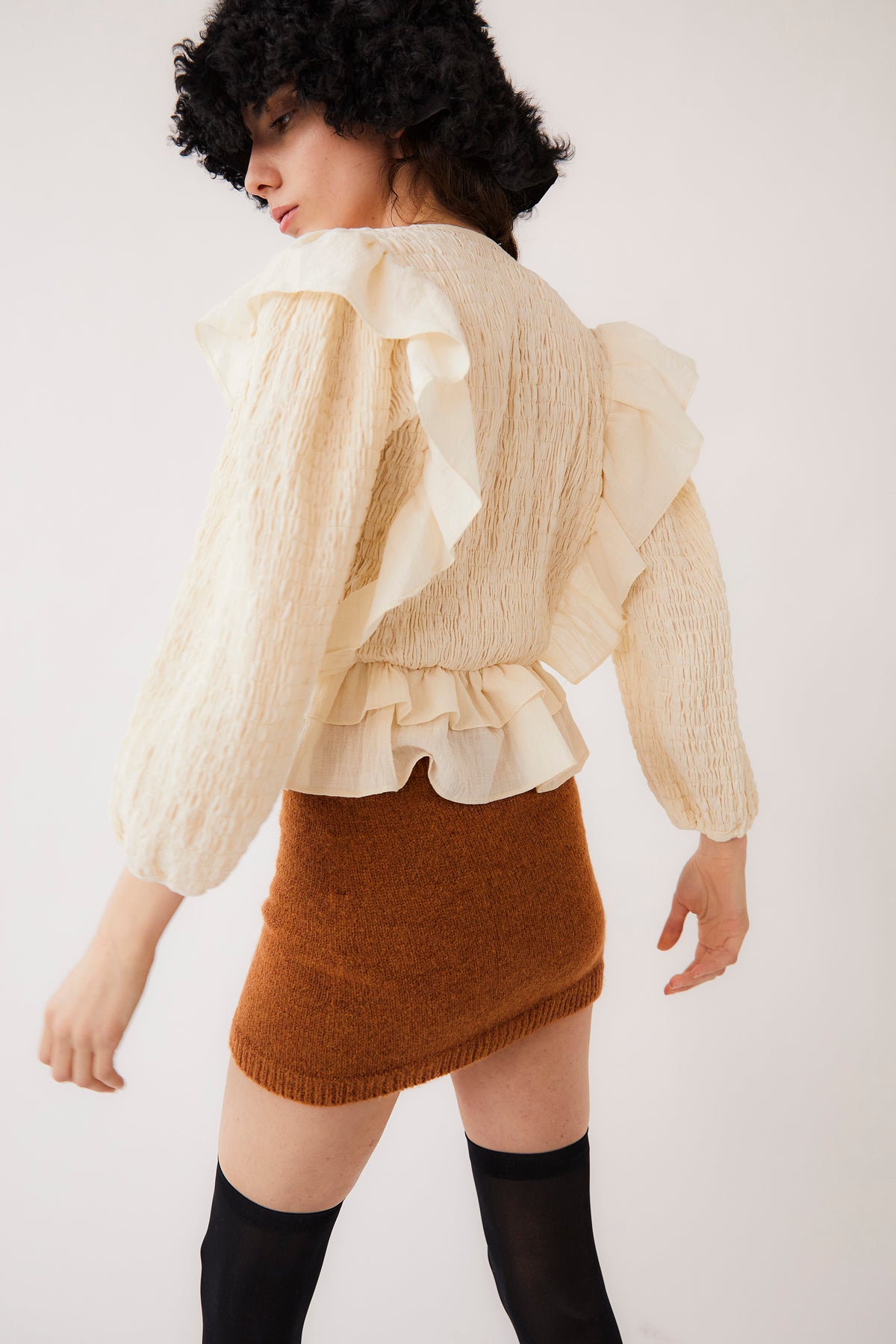 Elisa Knit Skirt | Brown