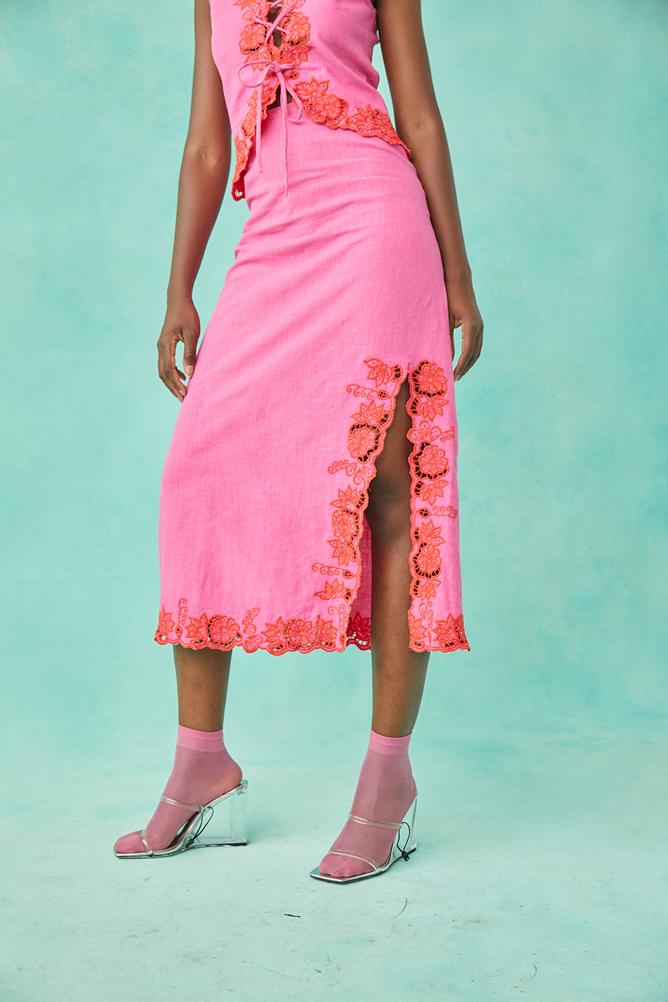 Arpi Skirt | Magenta