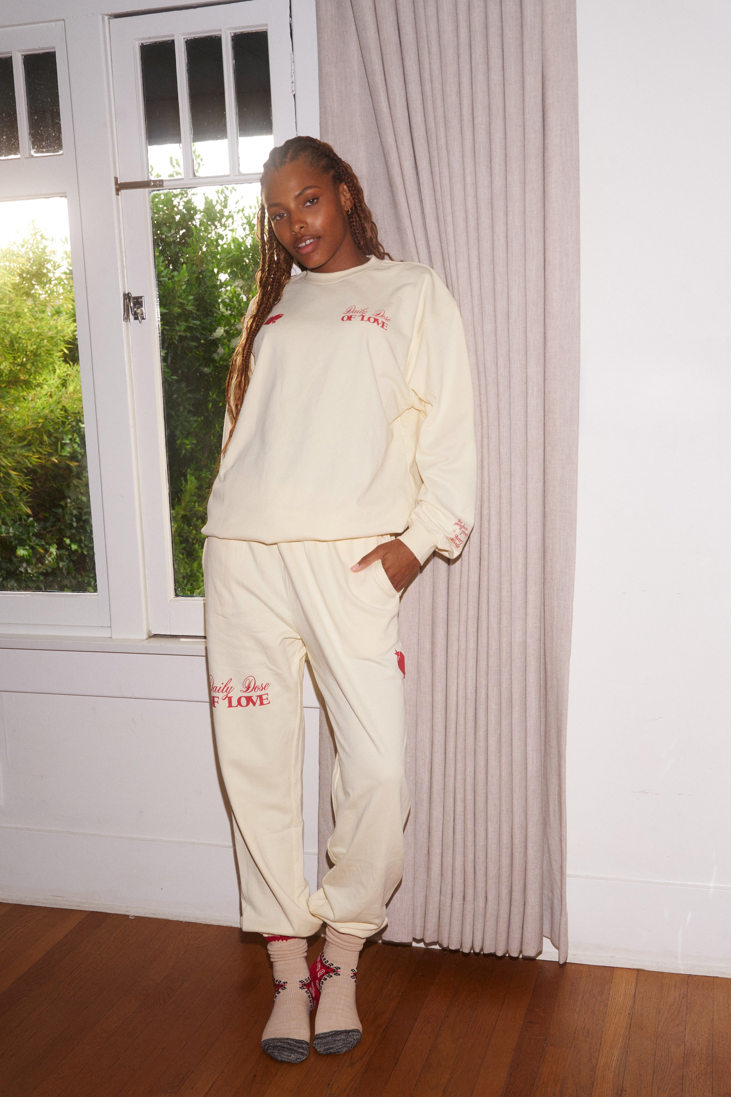 Mayfair X Avery Woods Daily Dose Of Love Sweatpants
