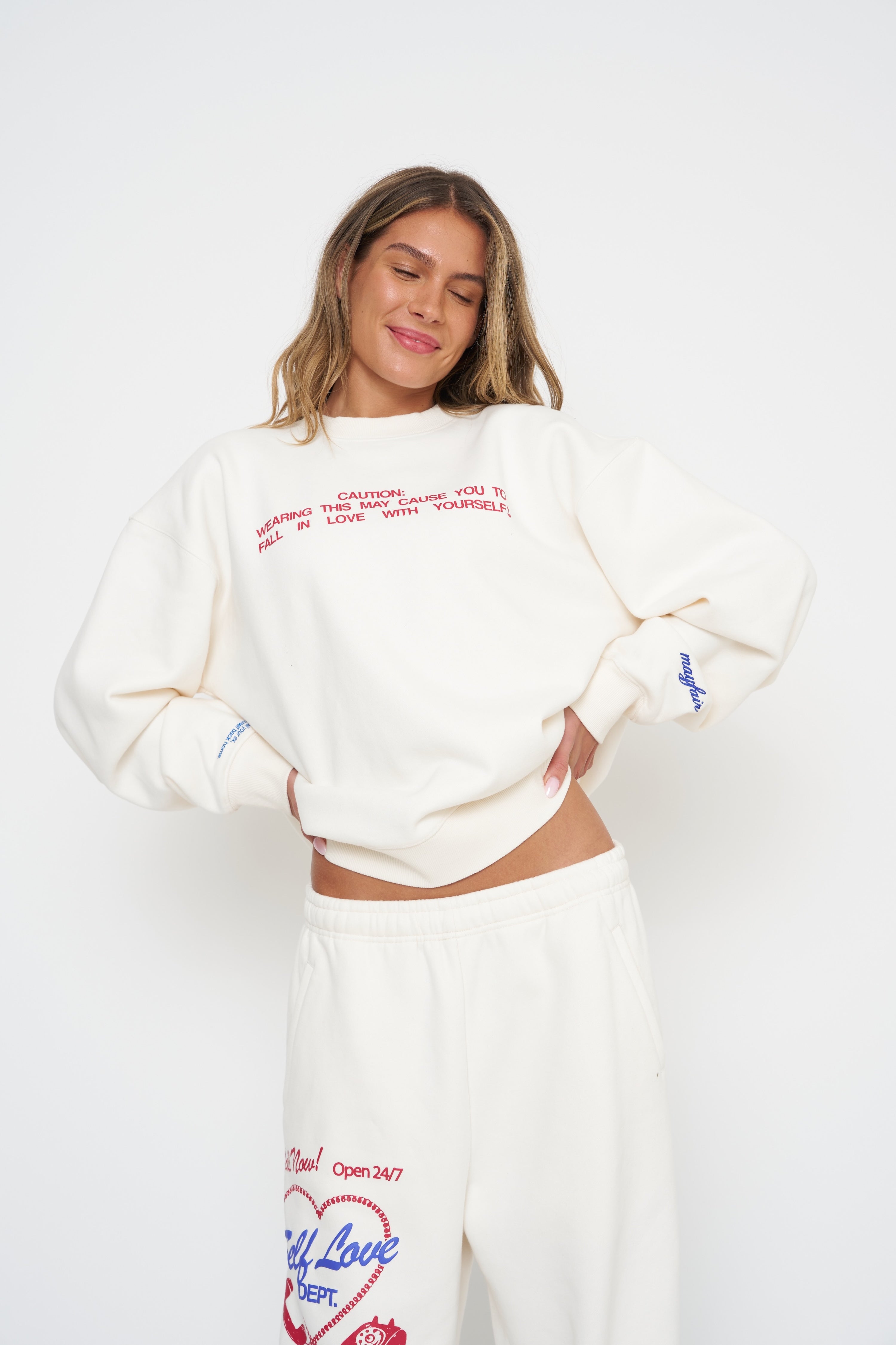Self Love Club Oversized Crewneck