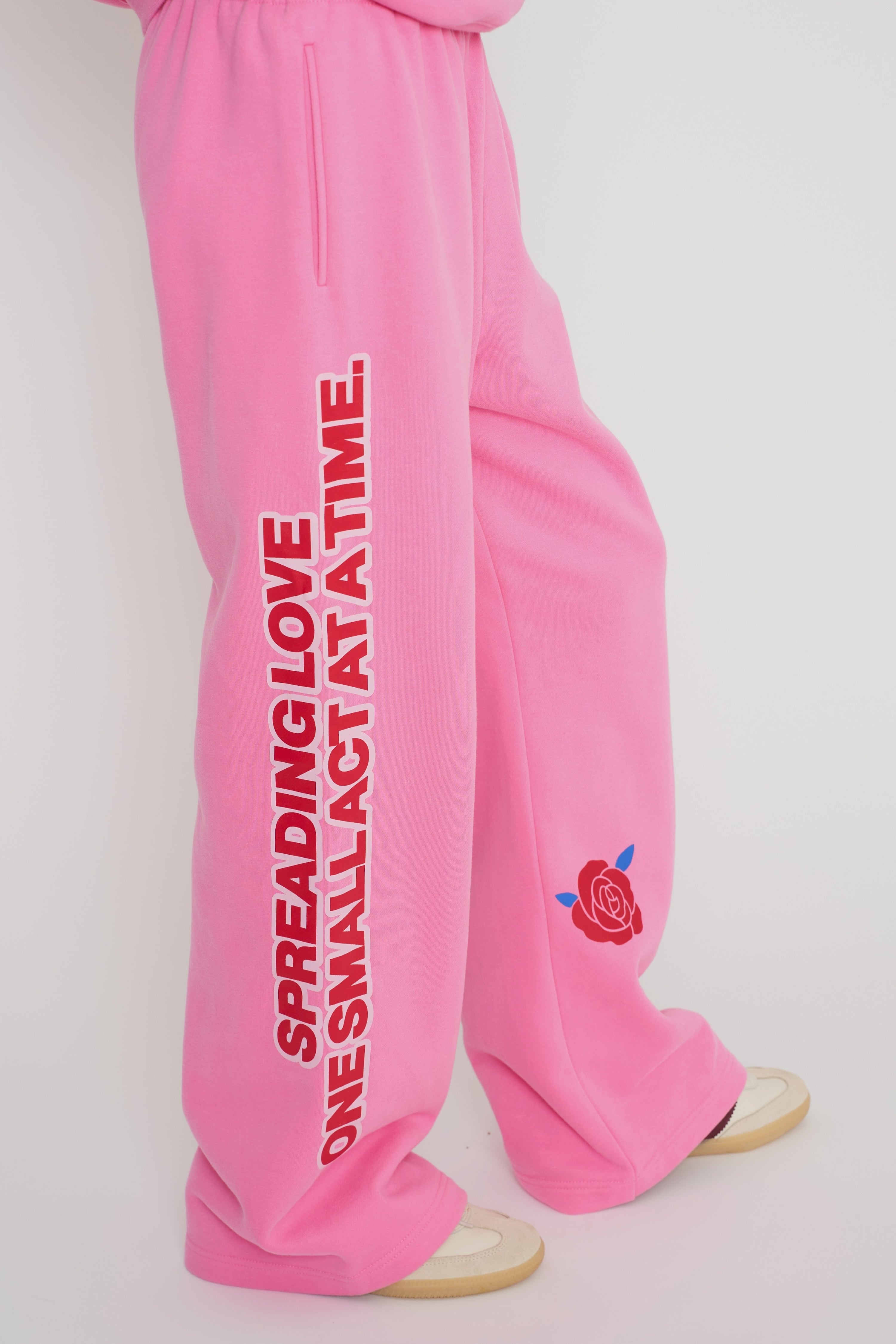 Be Kind Classic Wide Leg Sweatpants