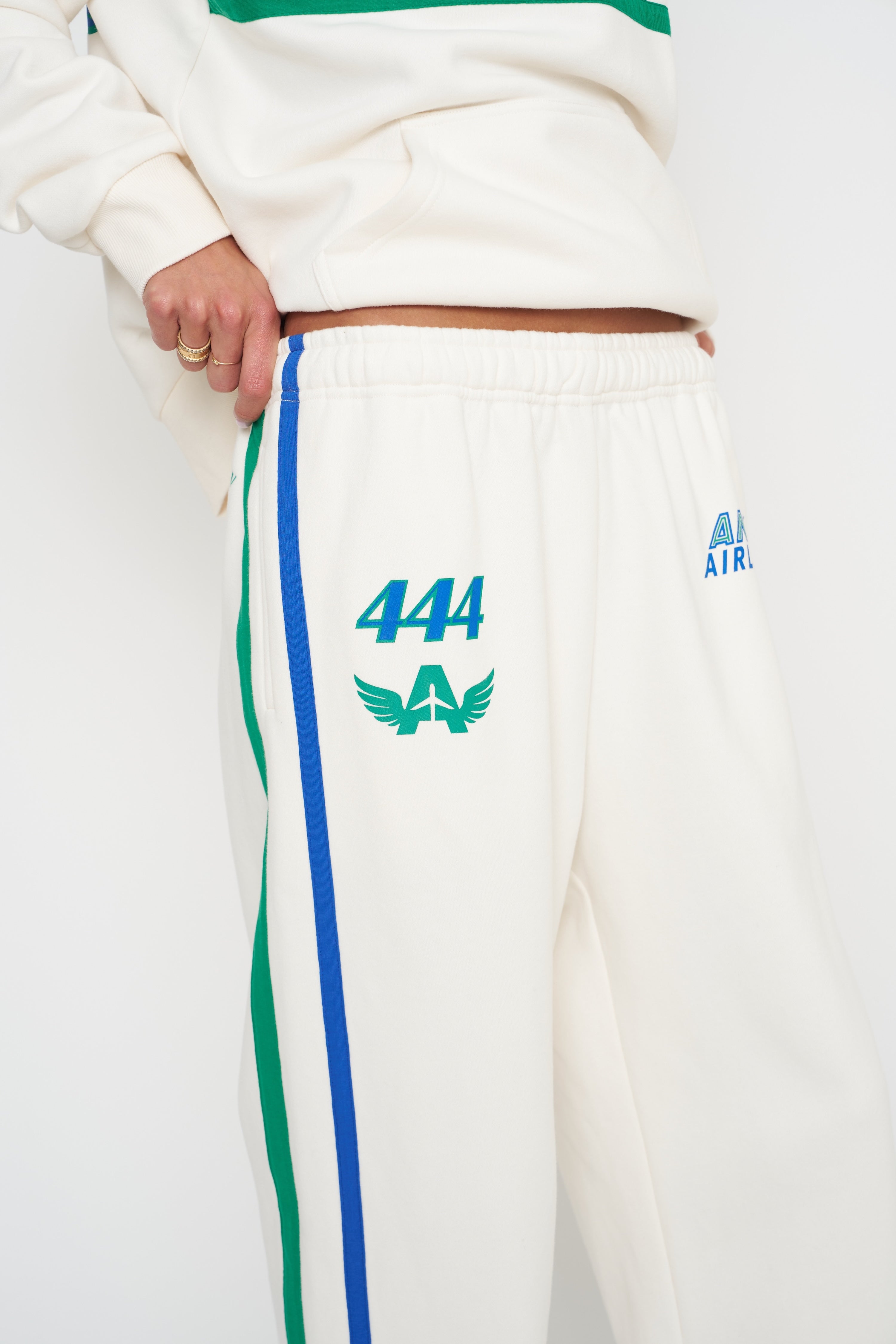 Angel Airlines Classic Wide Leg Sweatpants