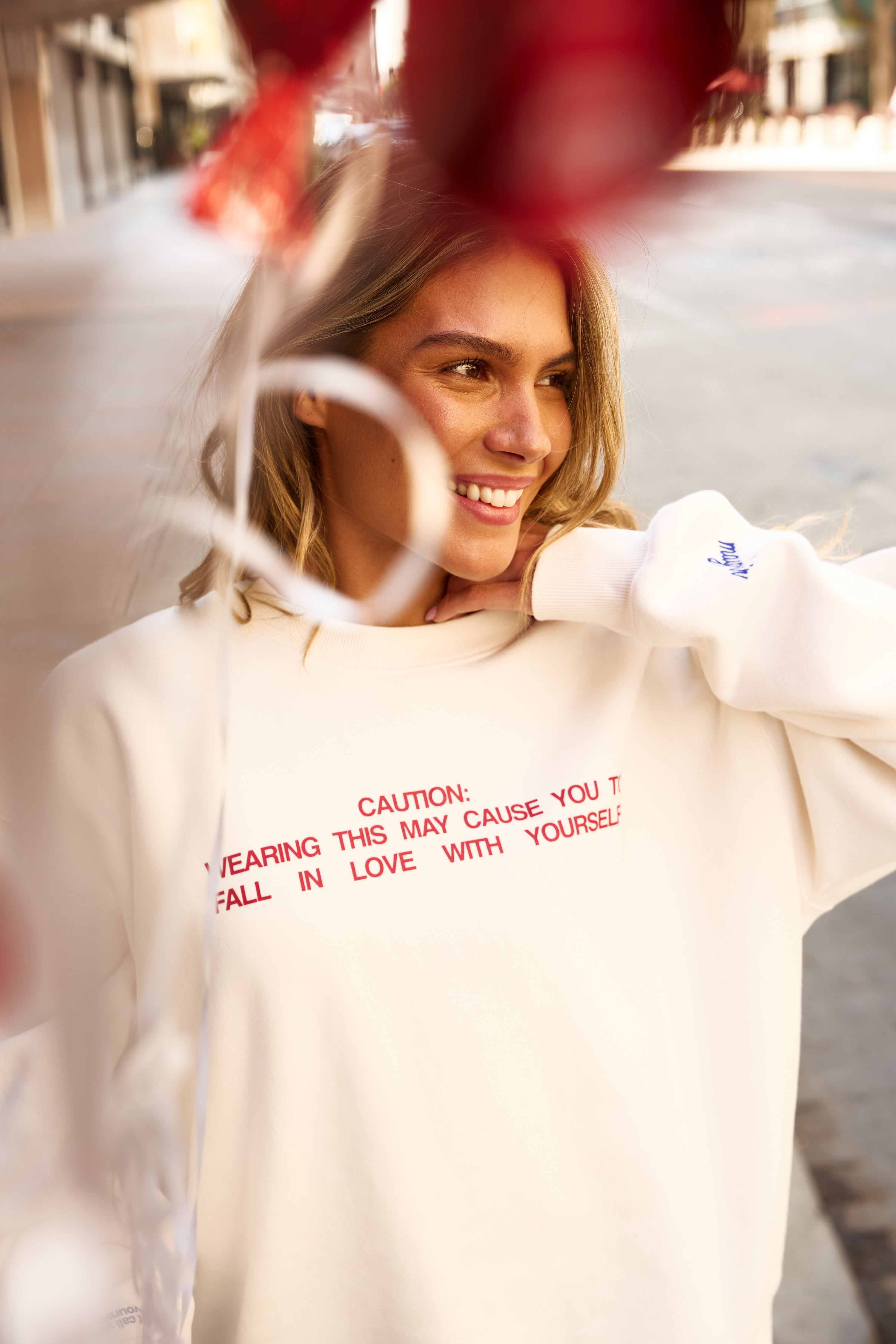 Self Love Club Oversized Crewneck