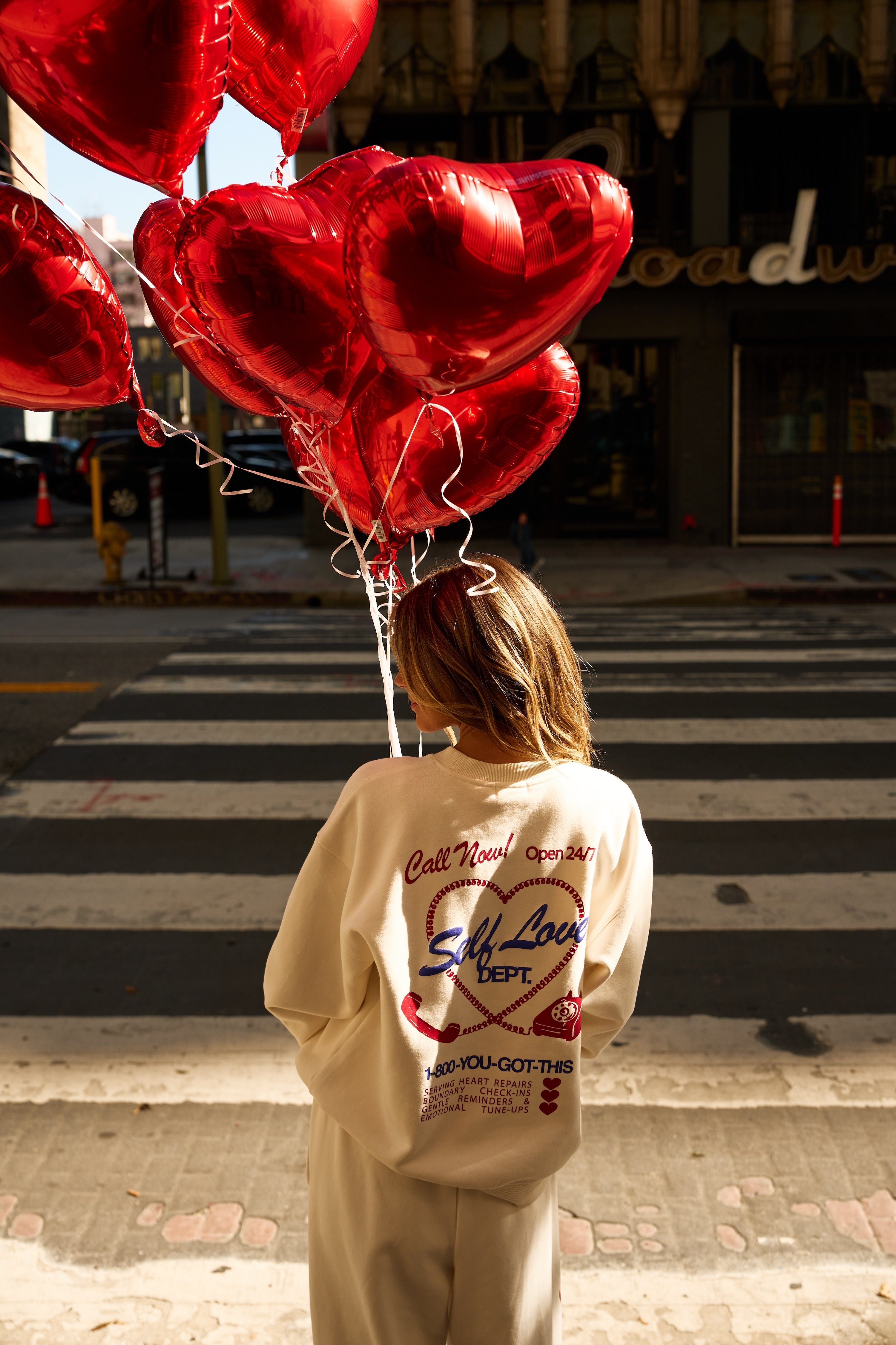 Self Love Club Oversized Crewneck