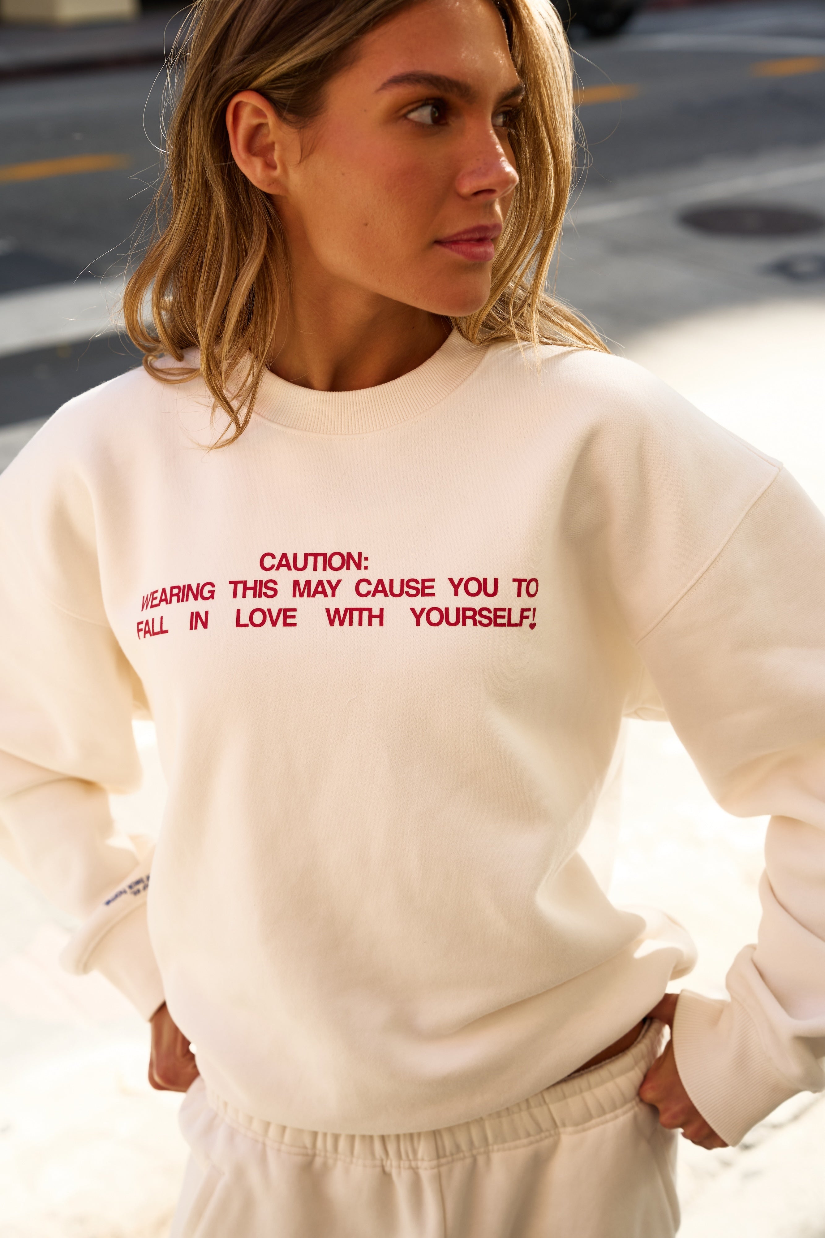 Self Love Club Oversized Crewneck