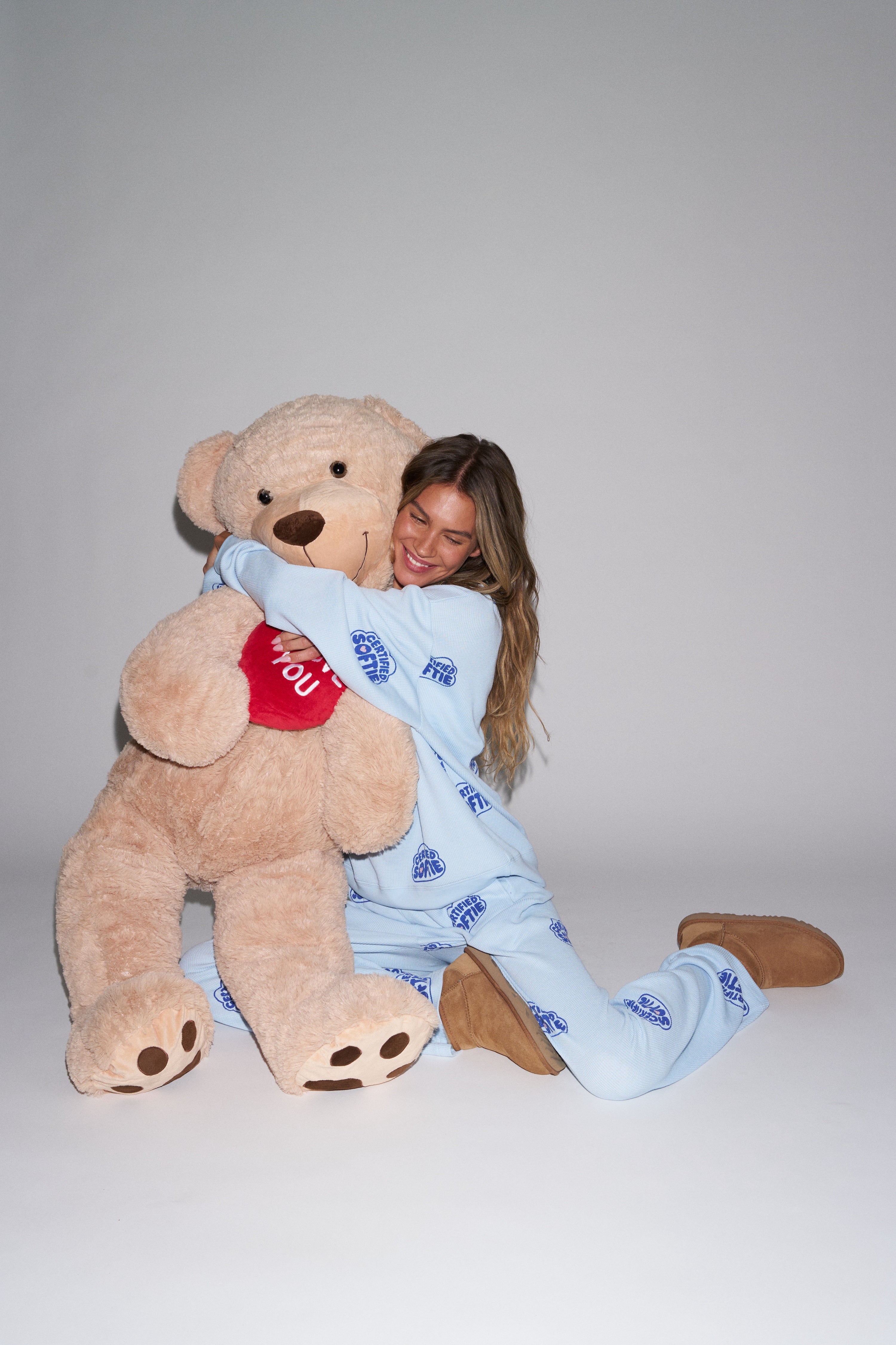 Certified Softie Classic Waffle Wide Leg Sweatpants