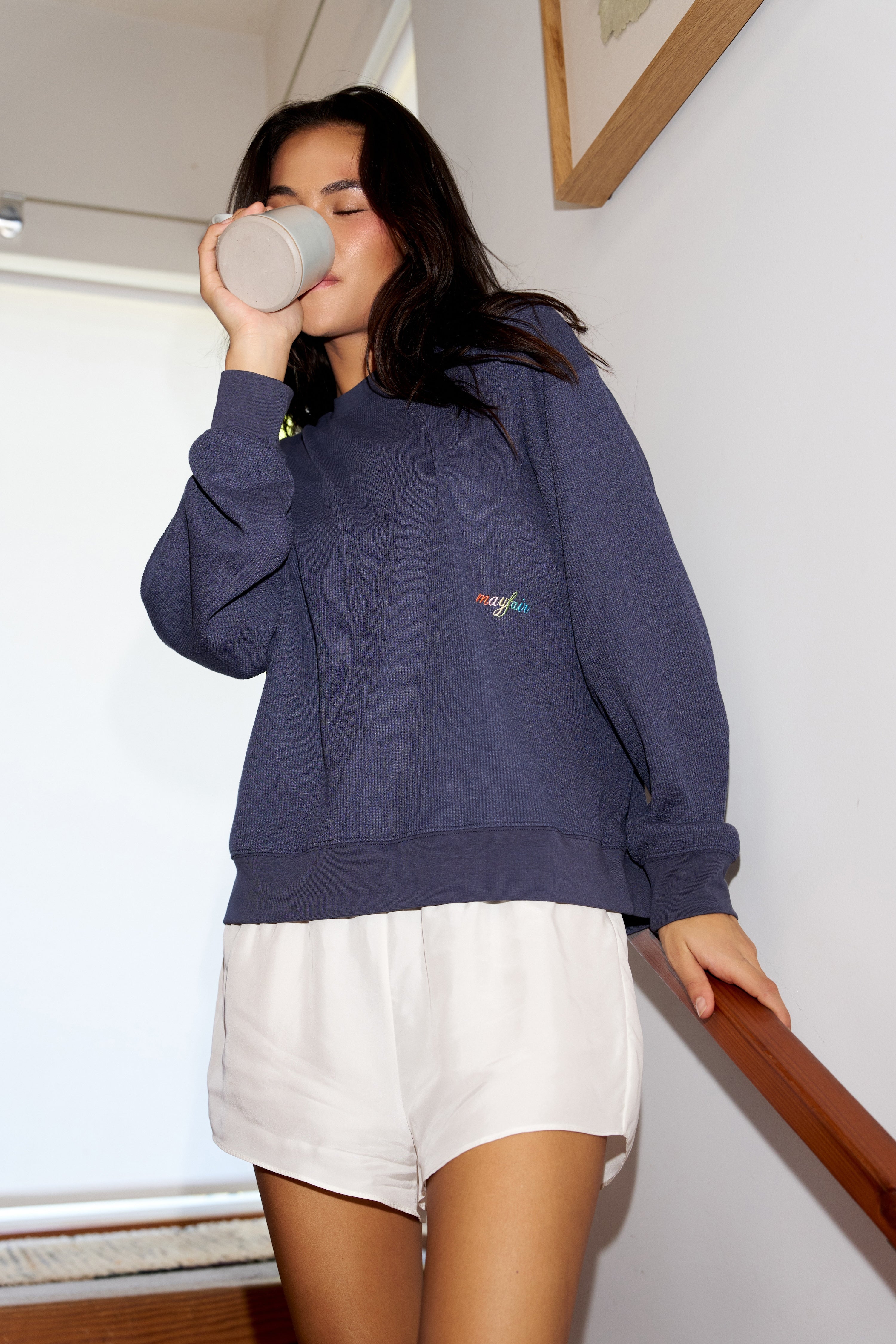 World Needs More Empathy Waffle Classic Crewneck