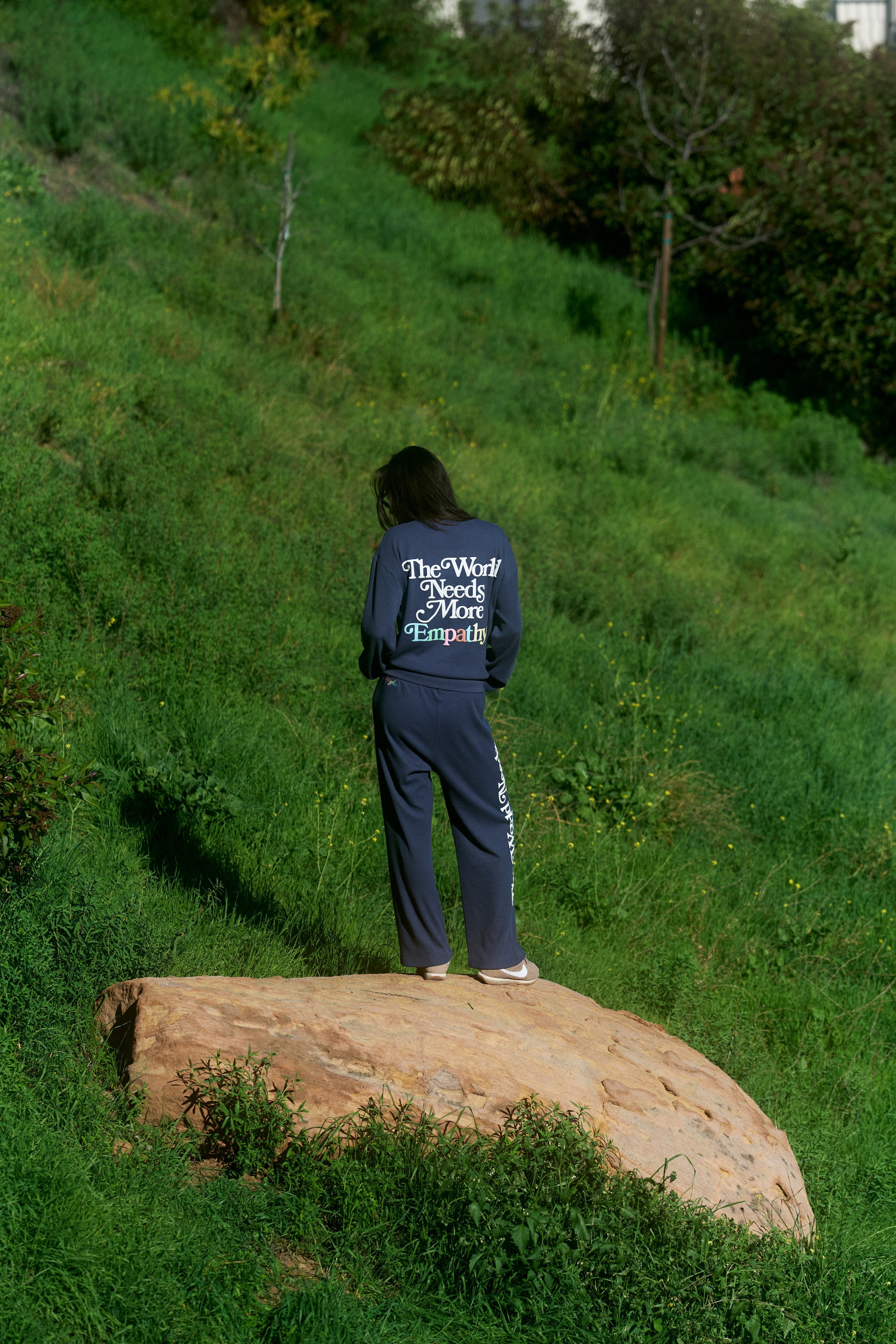 World Needs More Empathy Waffle Classic Crewneck