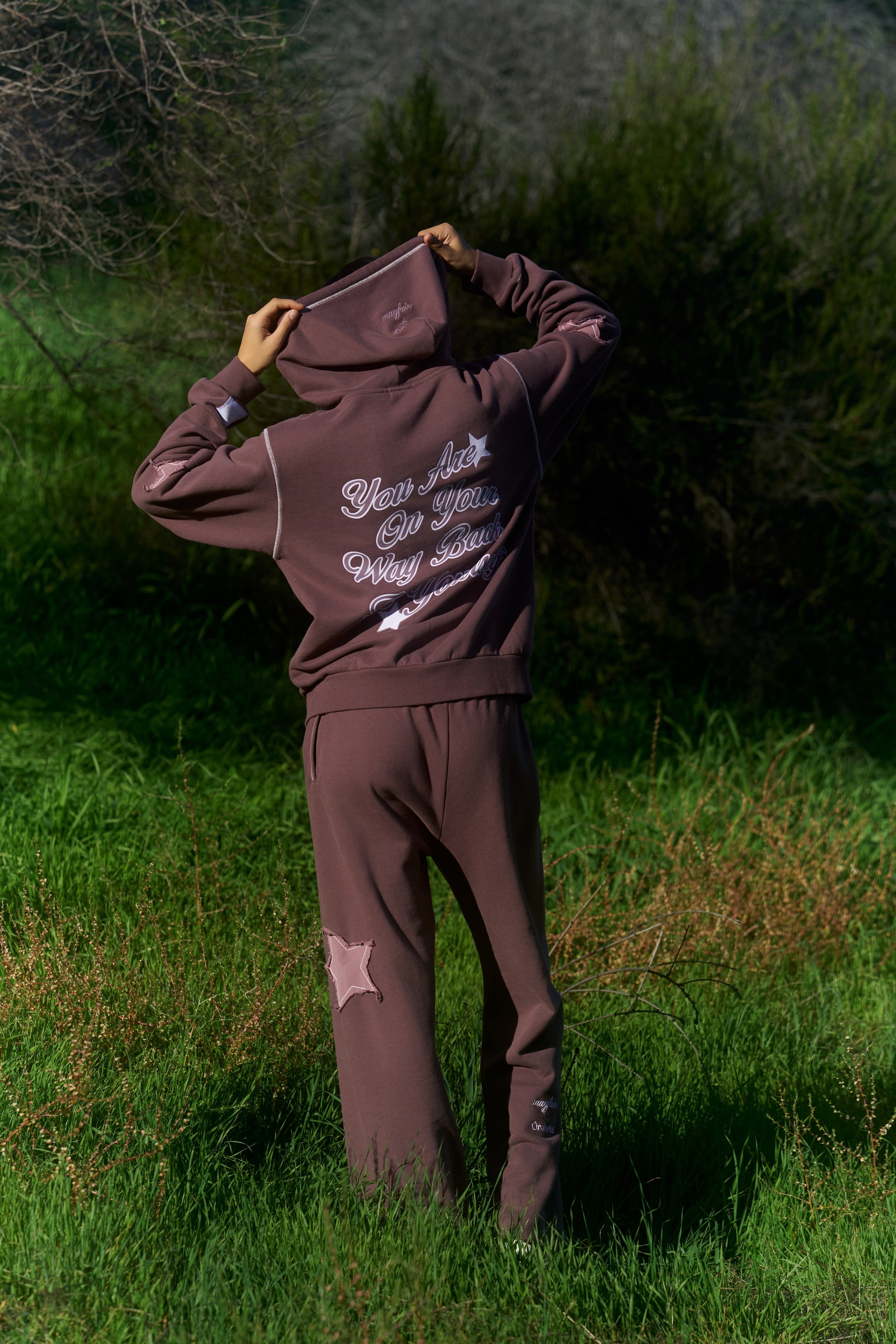 Mayfair x Orebella Finding Yourself Wide Leg Sweatpants