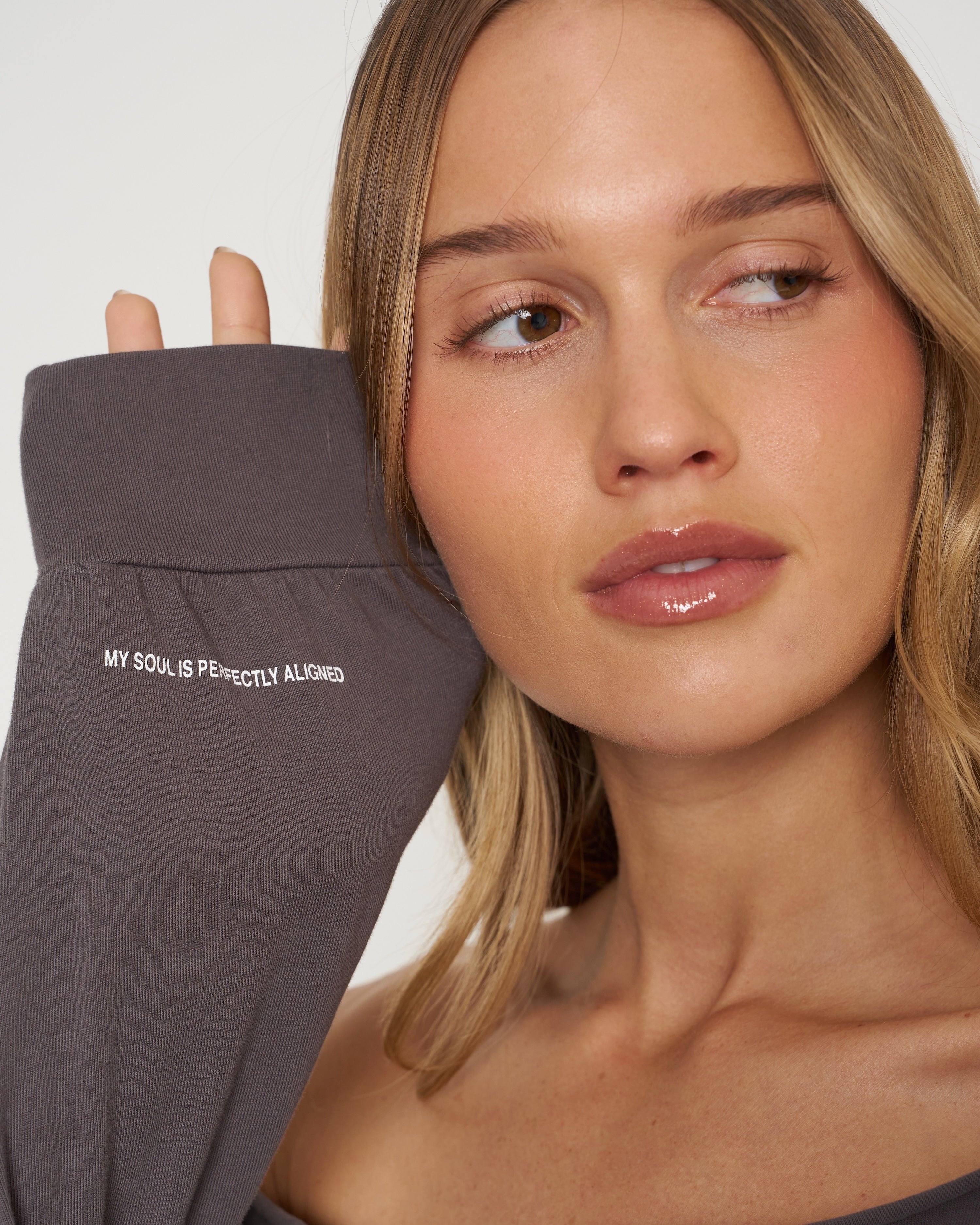 Mayfair x Orebella Divine Timing Slashed Long Sleeve Tee
