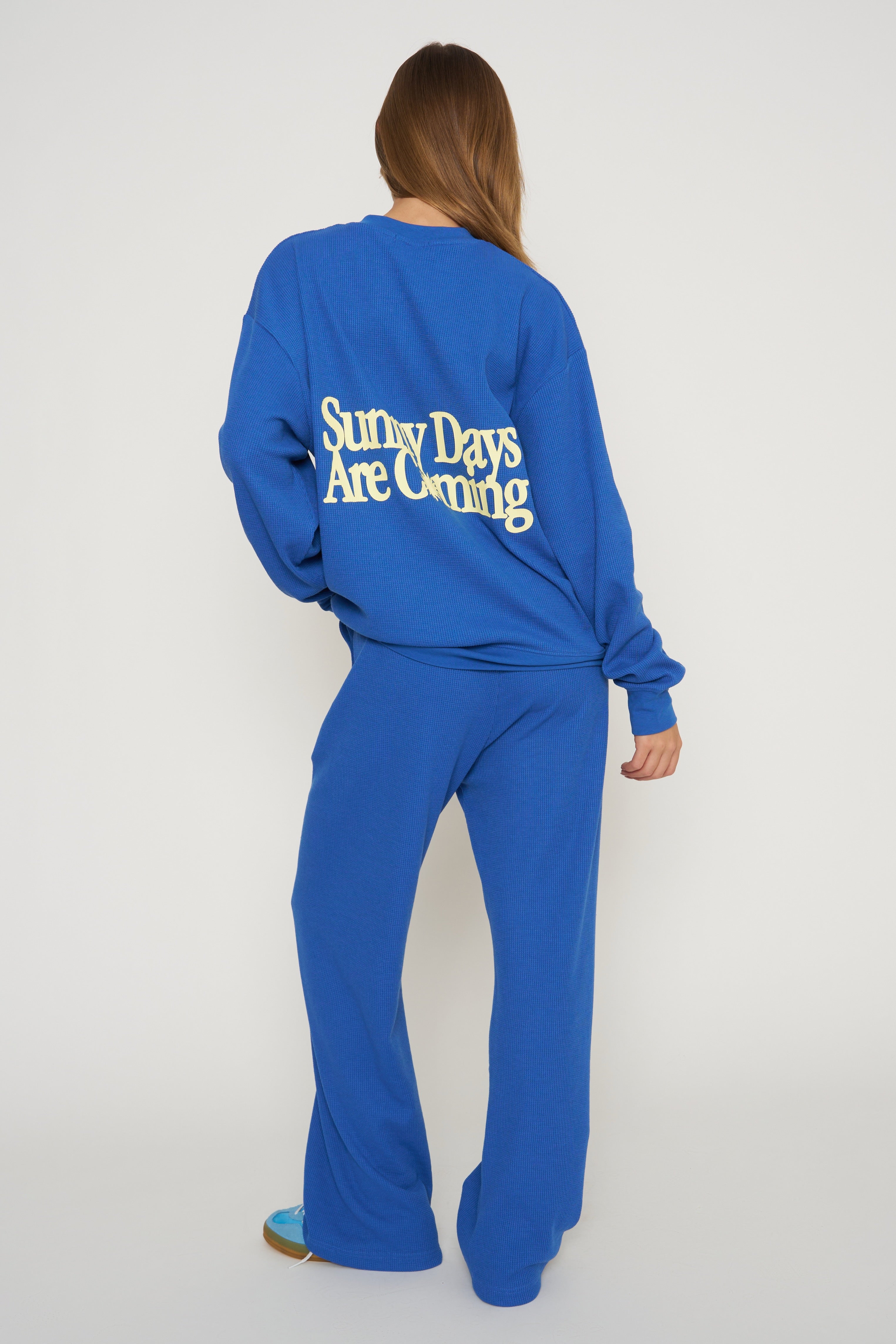 Sunny Days Are Coming Classic Waffle Crewneck