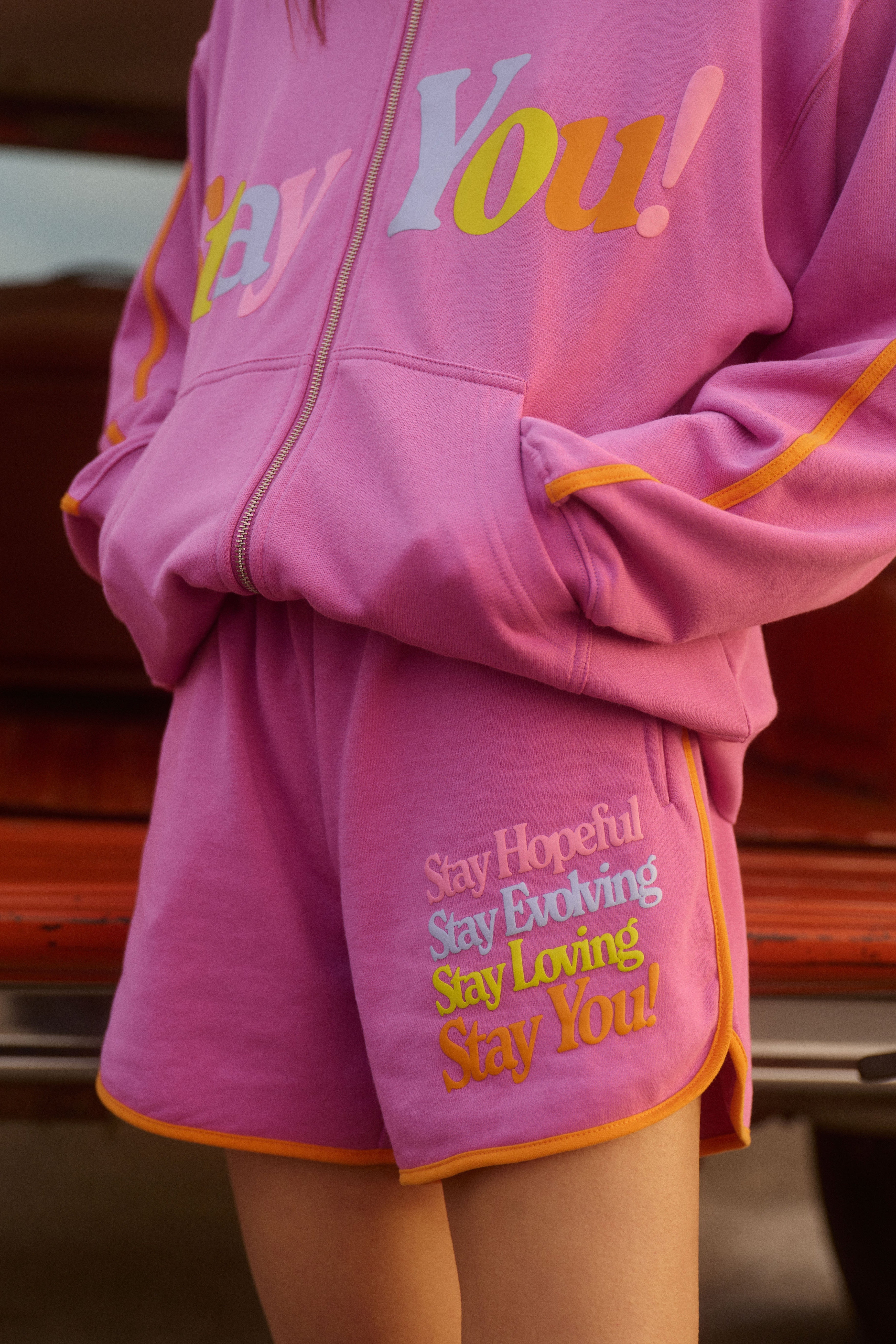 Stay You Retro Sweatshorts