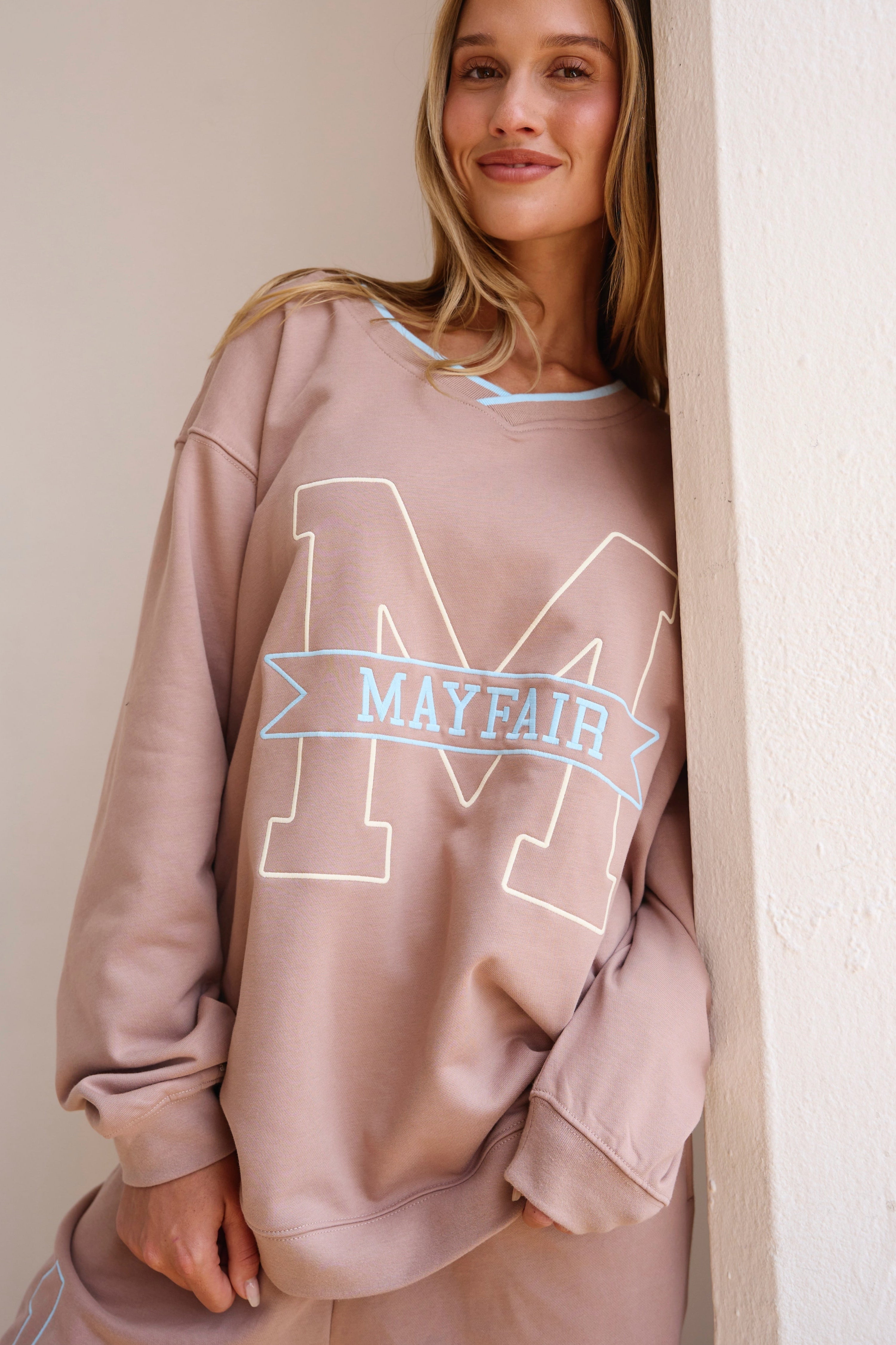 Mayfair Angels V-Neck Sweatshirt