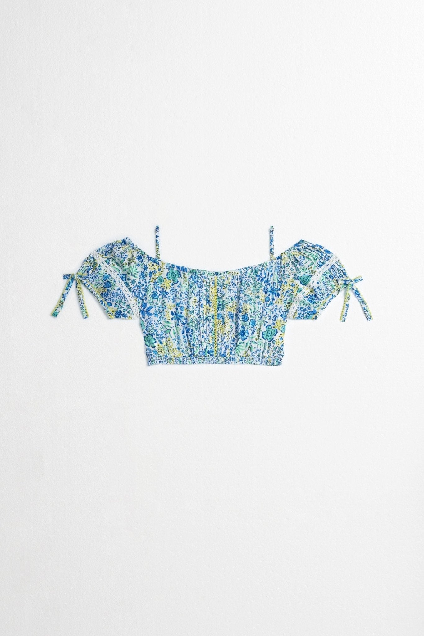 Kids Top Bonny - White Blue Nature - Poupette St Barth