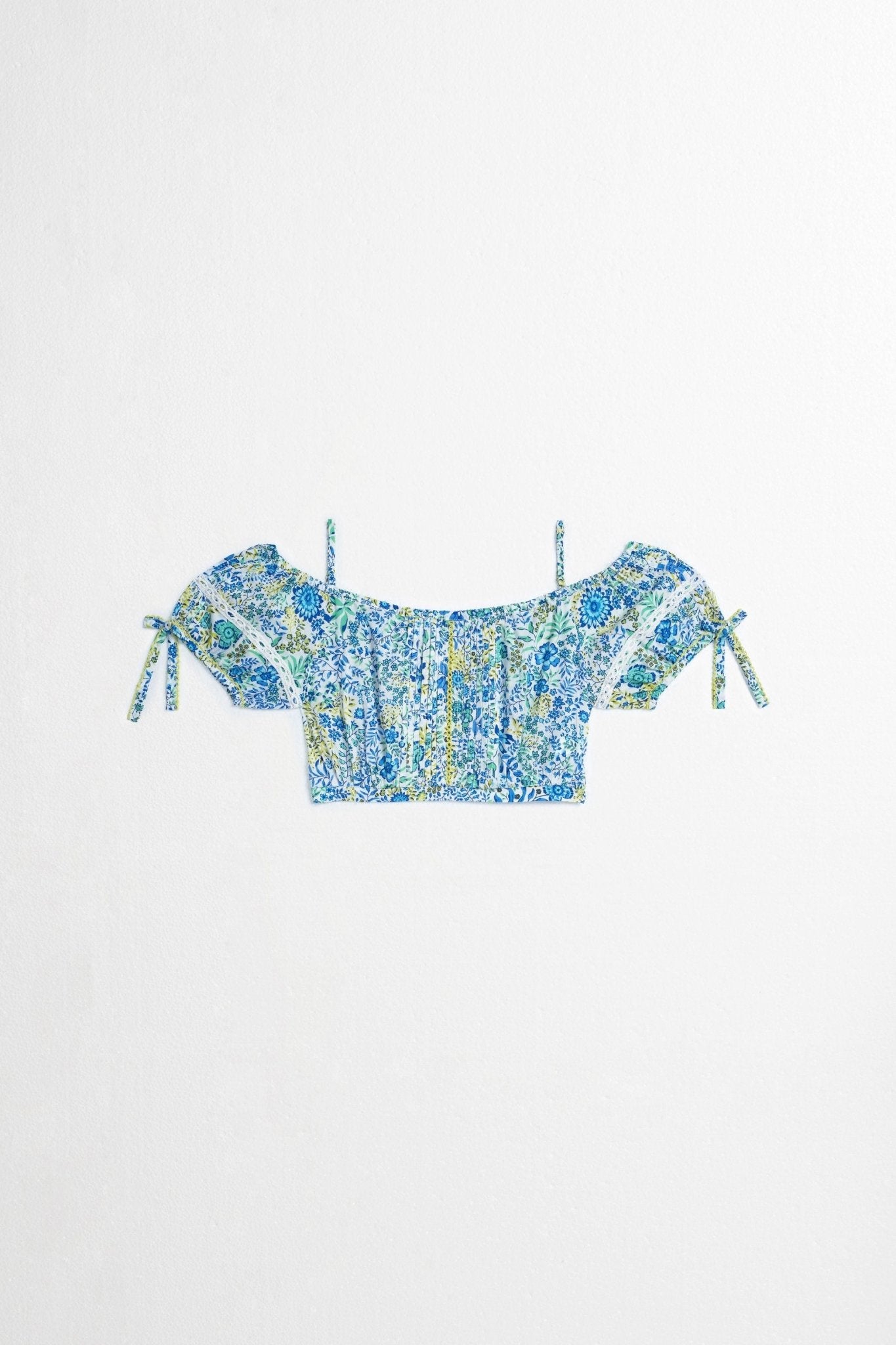 Kids Top Bonny - White Blue Nature - Poupette St Barth