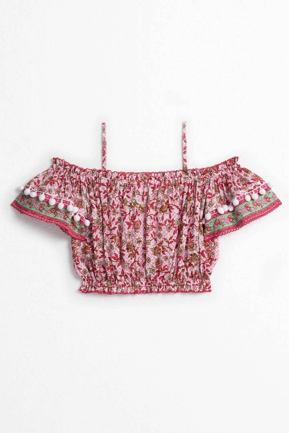 Kids Top Donna - Pink Blossom - Poupette St Barth