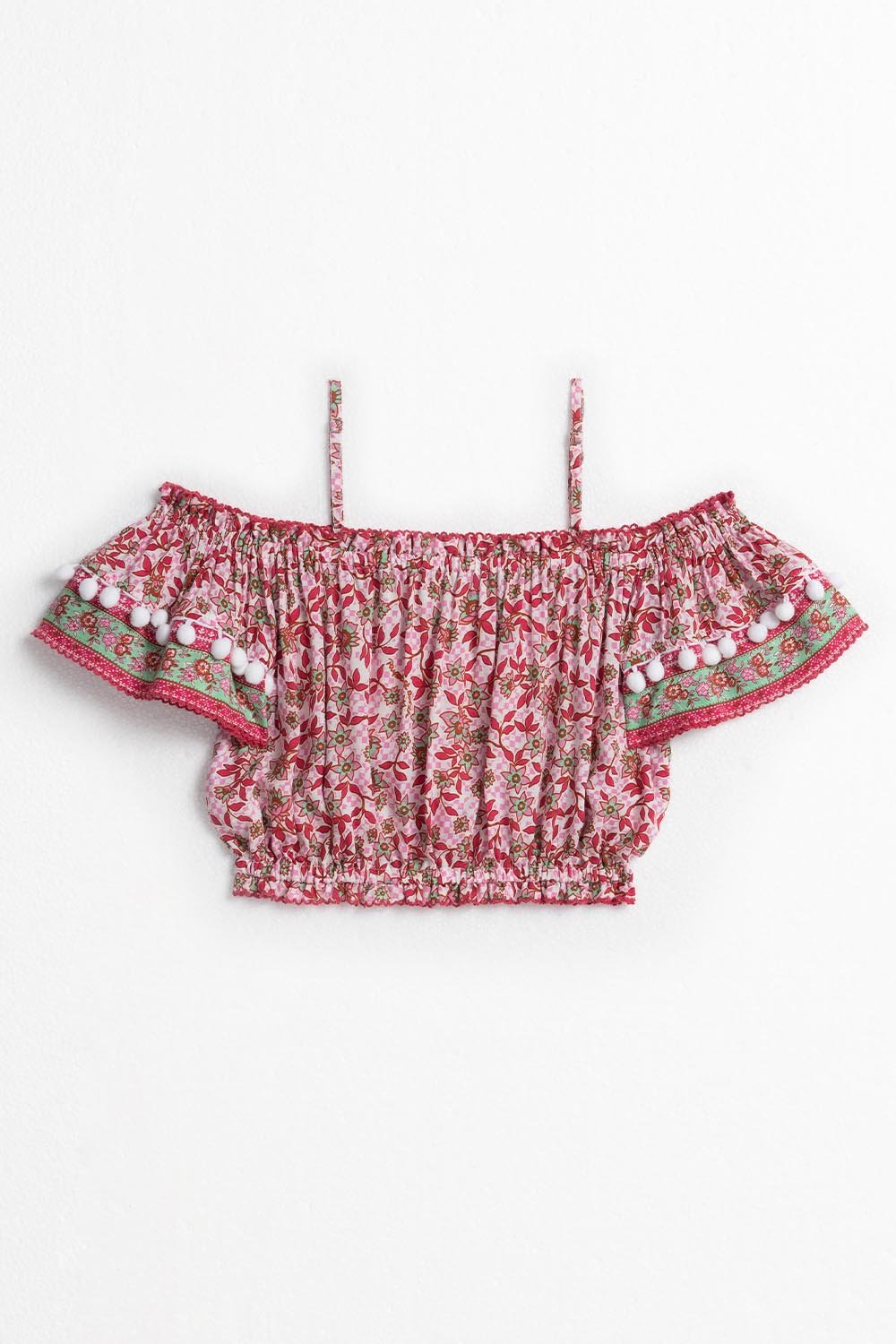 Kids Top Donna - Pink Blossom - Poupette St Barth