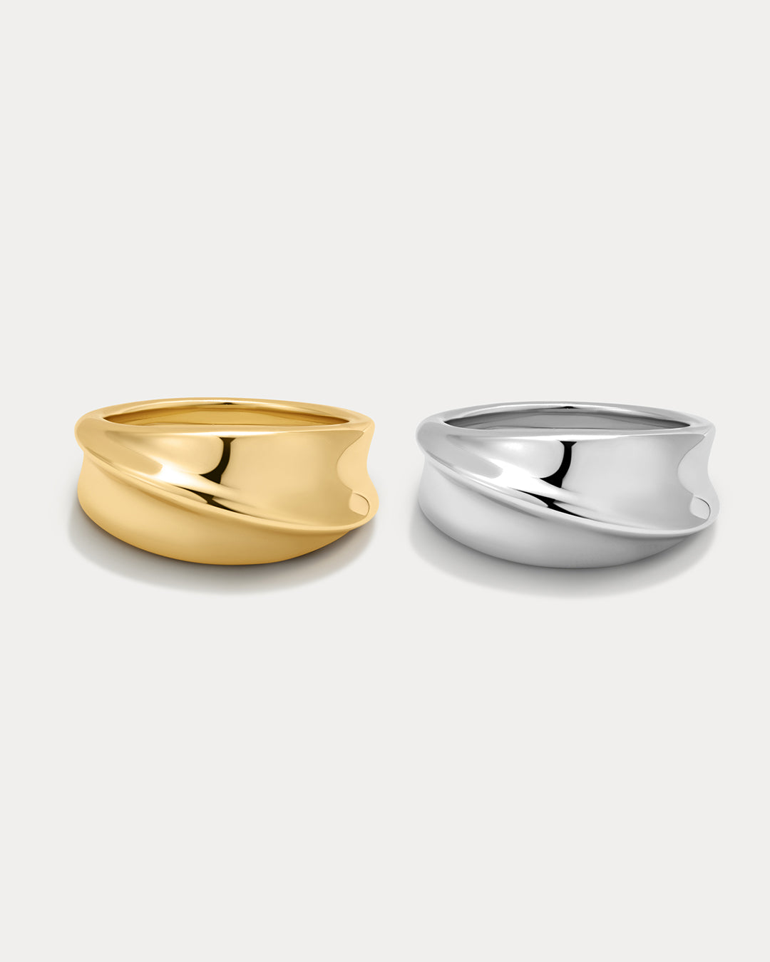 Luv Aj Mercury Disc Ring Set
