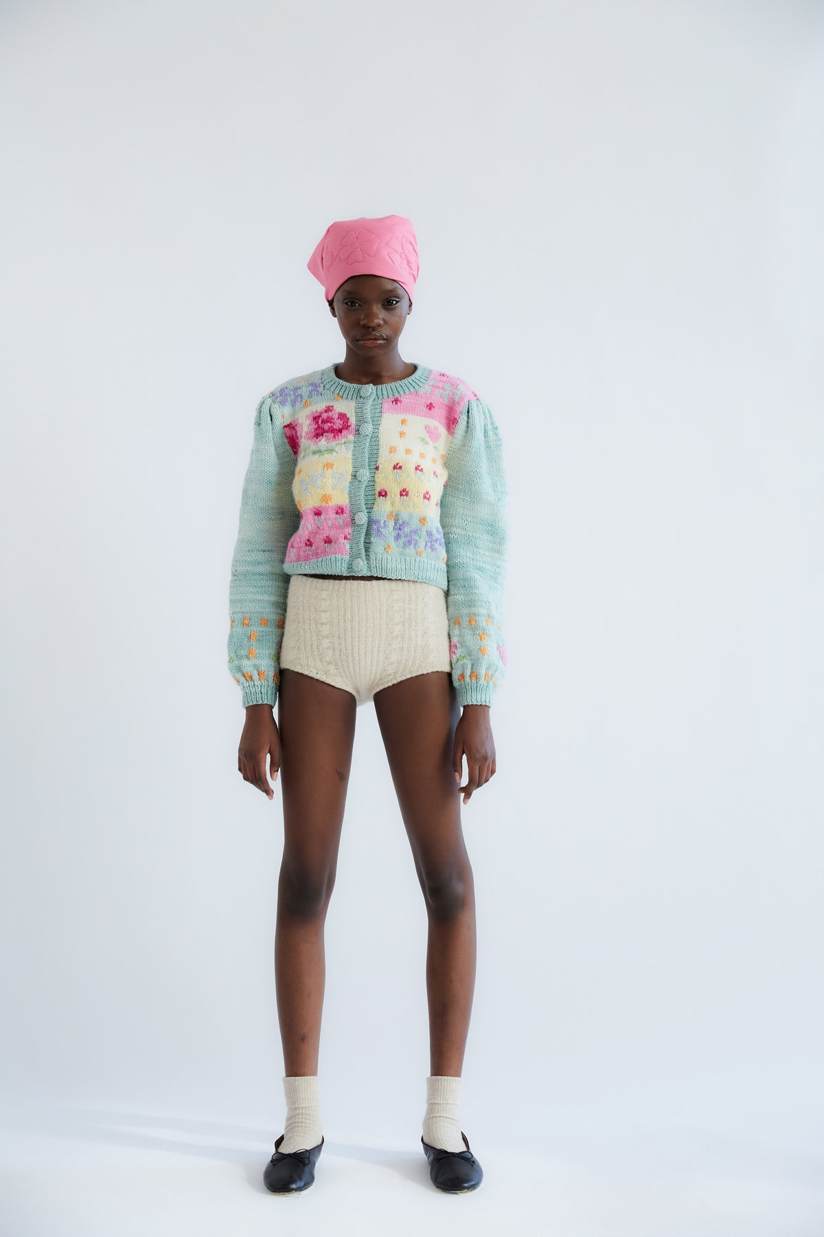 Inessa Wool Cardigan | Aqua Green