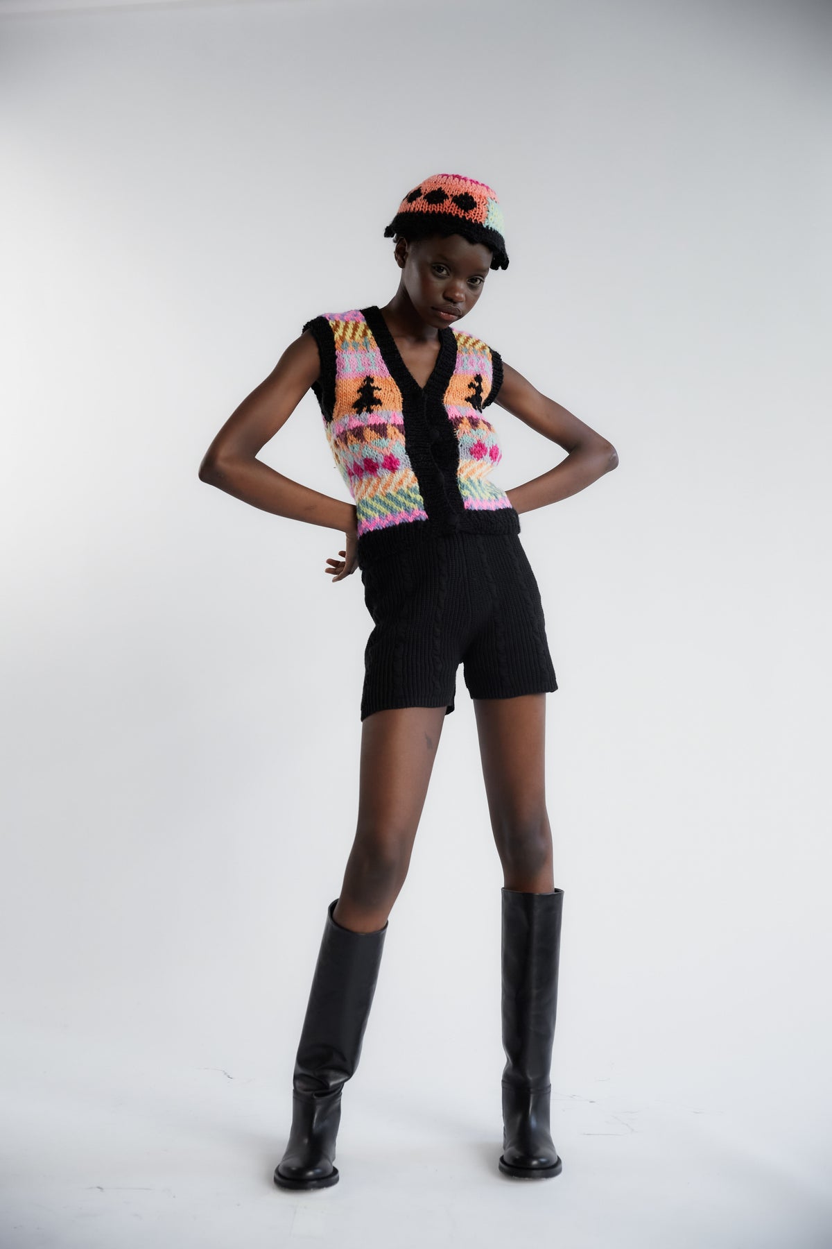 Lola Wool Vest | Multi