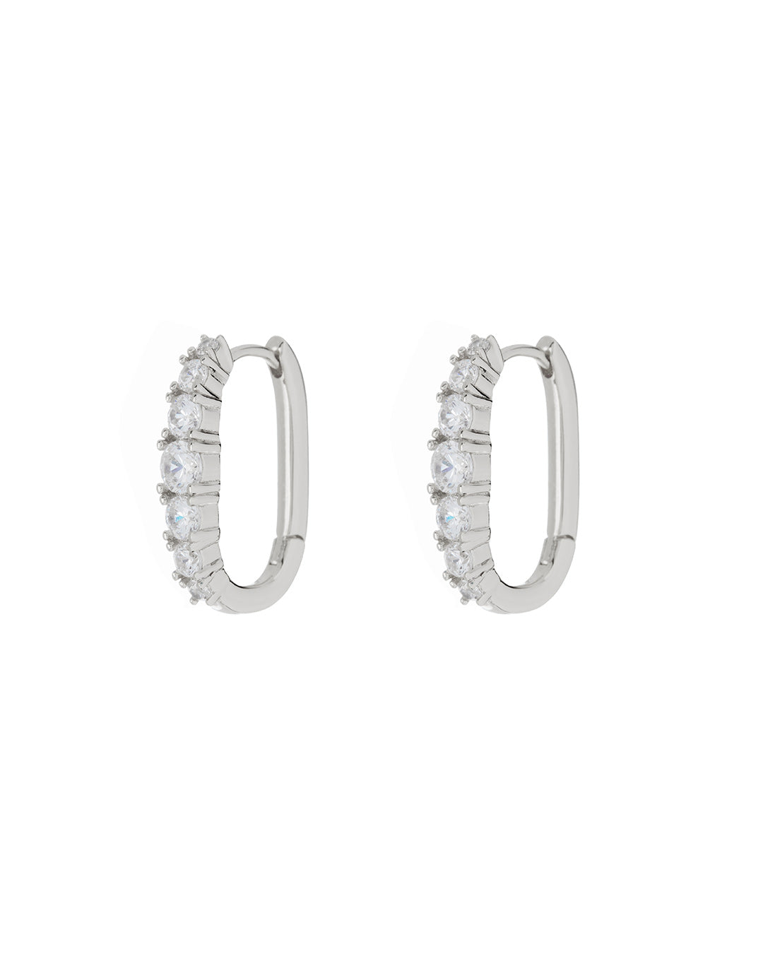 Tai Diamonte Huggies- Silver