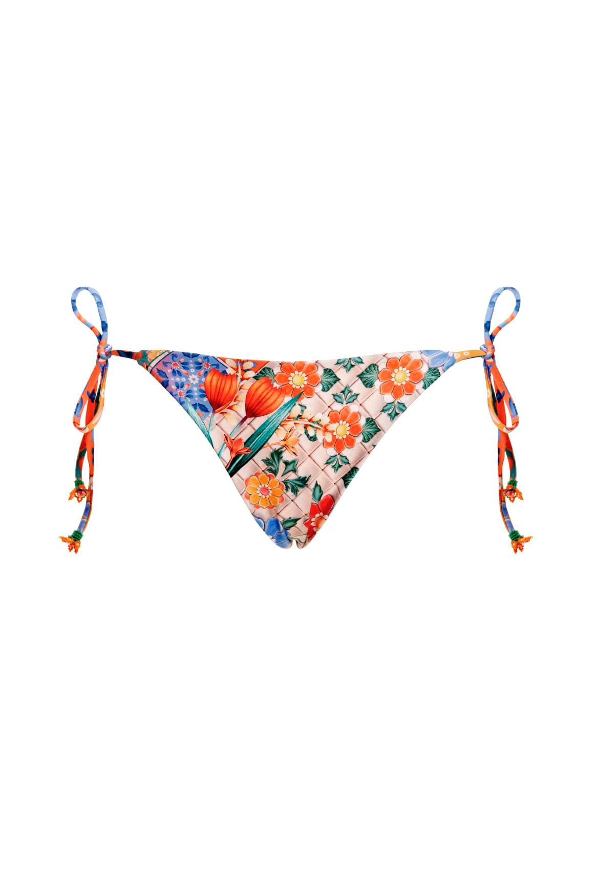 Alegria Reversible Bikini Bottom | Tile